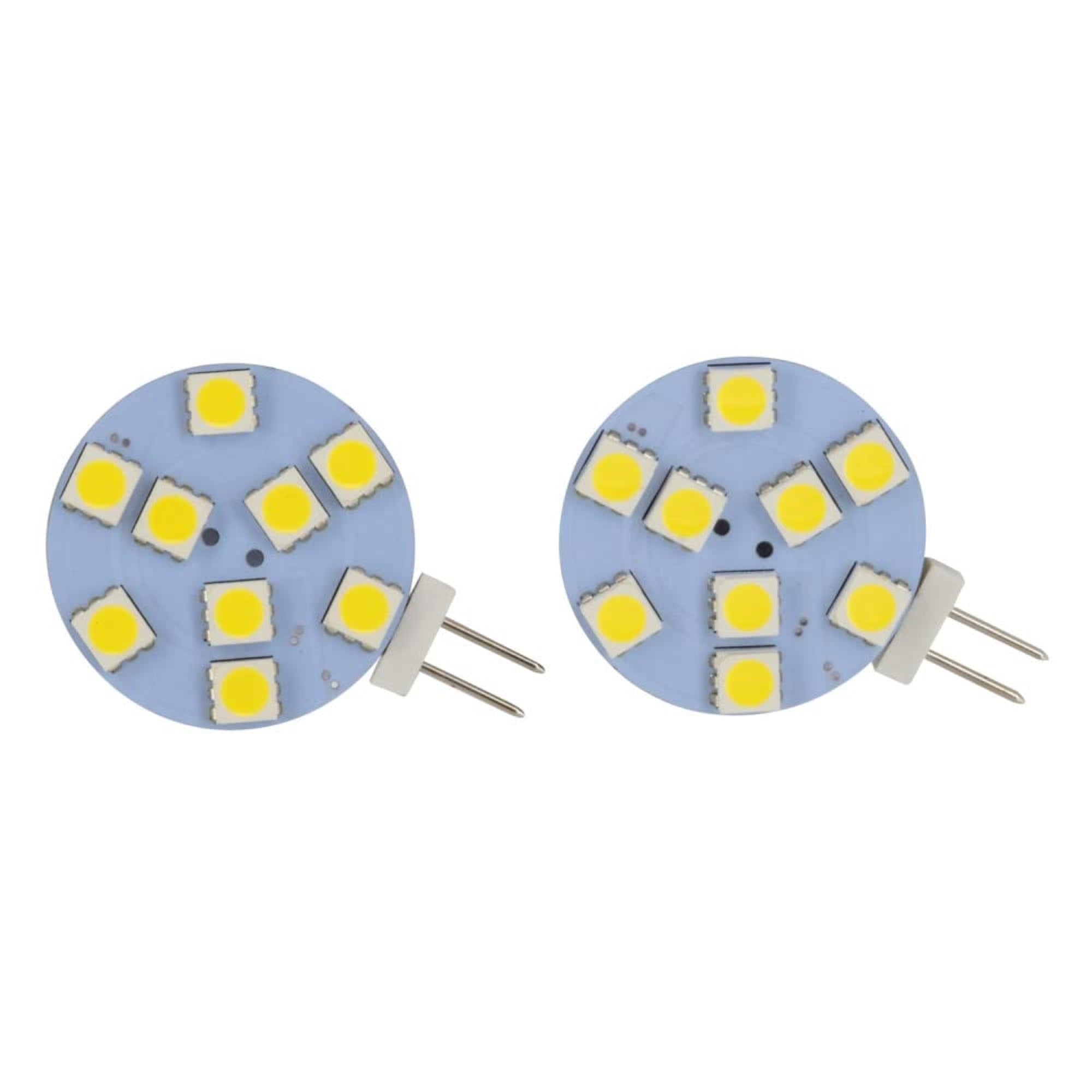 Valterra Diamond Group Jc10 And G4 Led Disc Bulb Replacement, Bipin, 180Lum, 5500K.08A, 10W (2 Pack) - Dg72626Vp