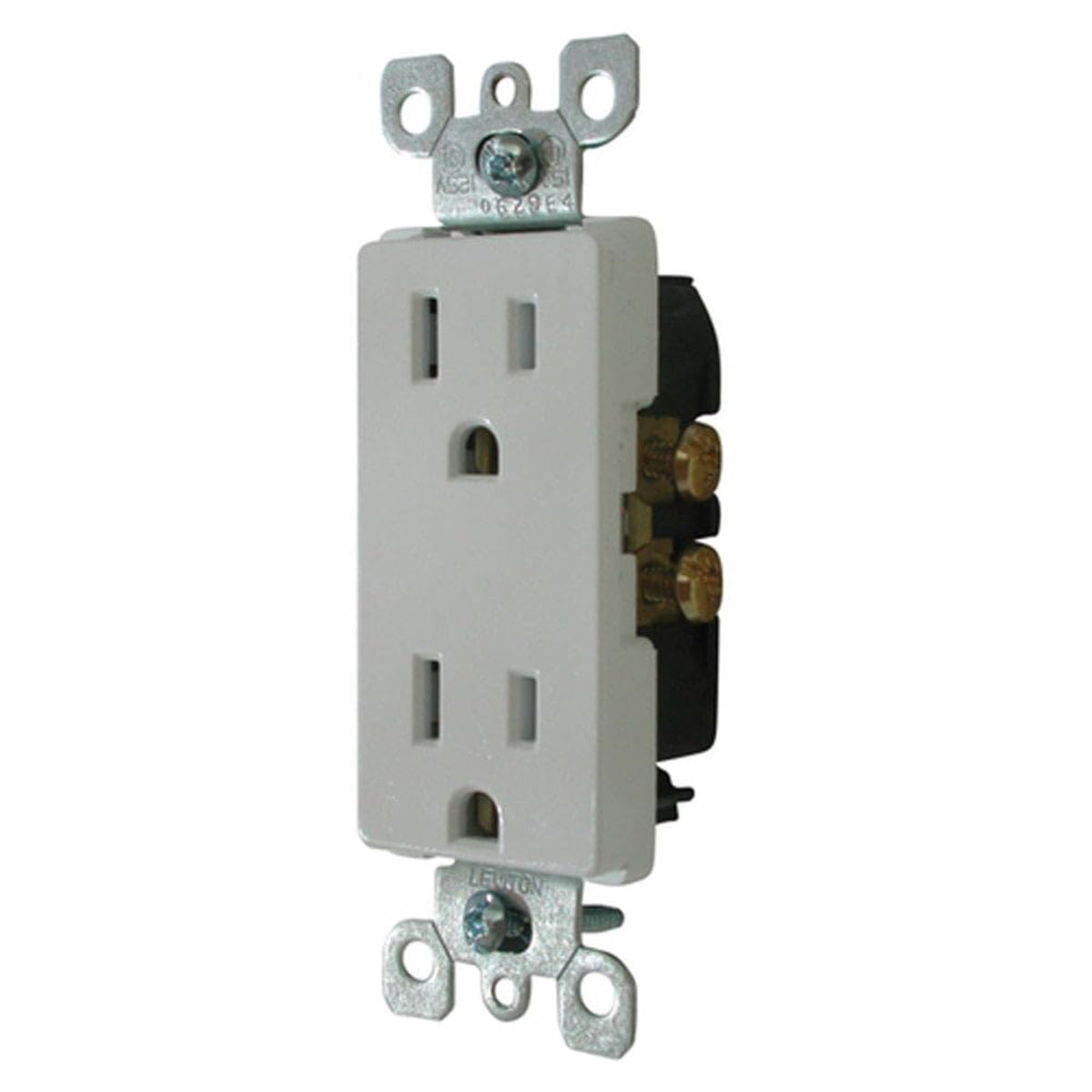 Valterra Diamond Group Sscr-10 White White 15 Amp Decor Sq Style Receptacle