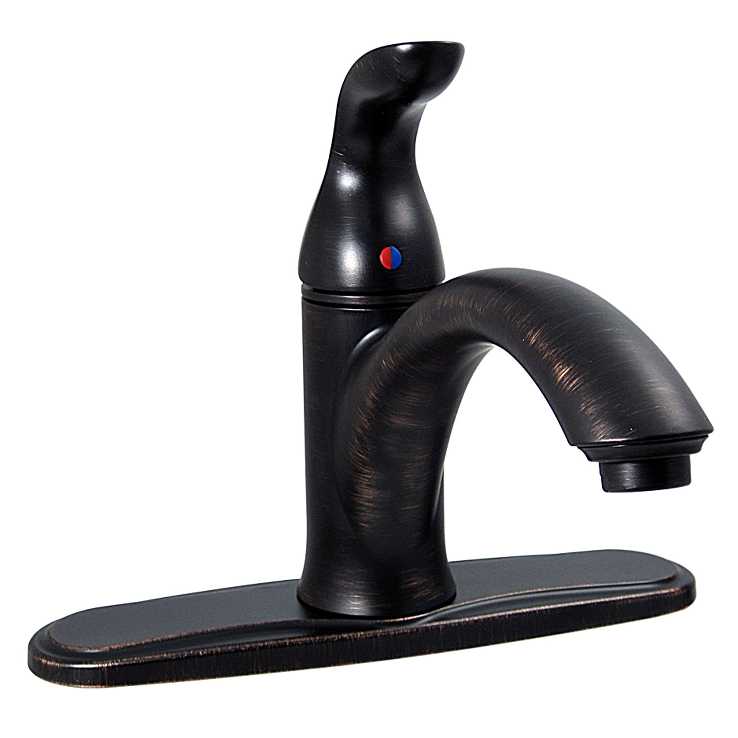 Kitchen Faucet 8In Hiarc Hybrid 1 Lever Ceramic Disc Rubbed Bronze