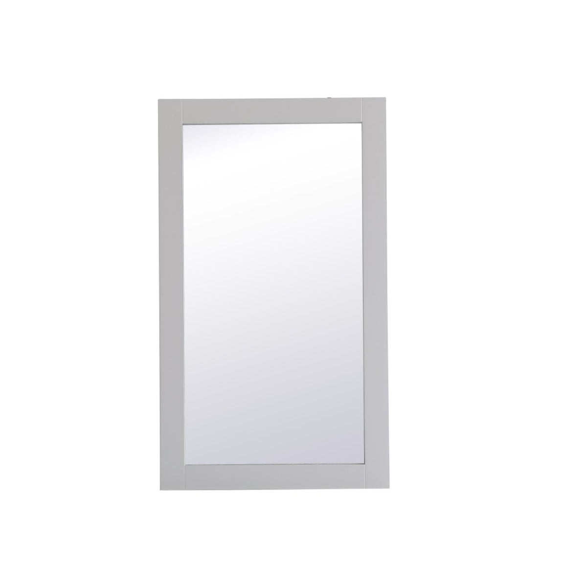 Aqua Rectangle Vanity Mirror 18 Inch In Grey