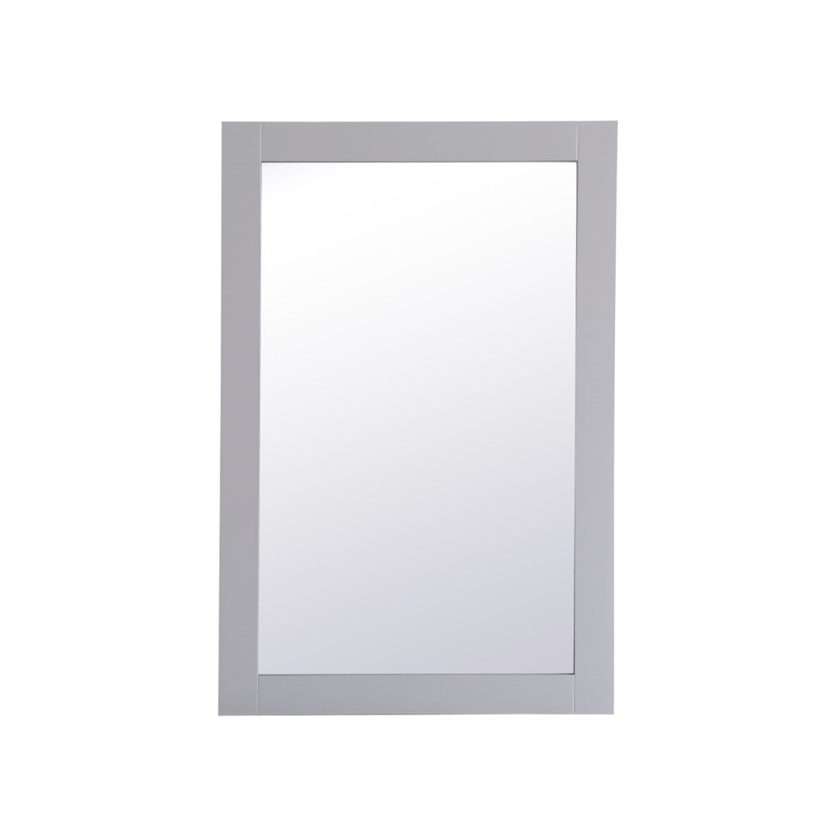 Aqua Rectangle Vanity Mirror 24 Inch In Grey
