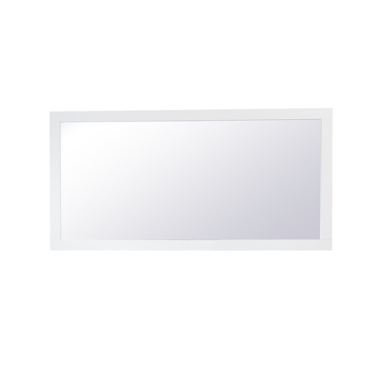 Aqua Rectangle Vanity Mirror 72 Inch In White