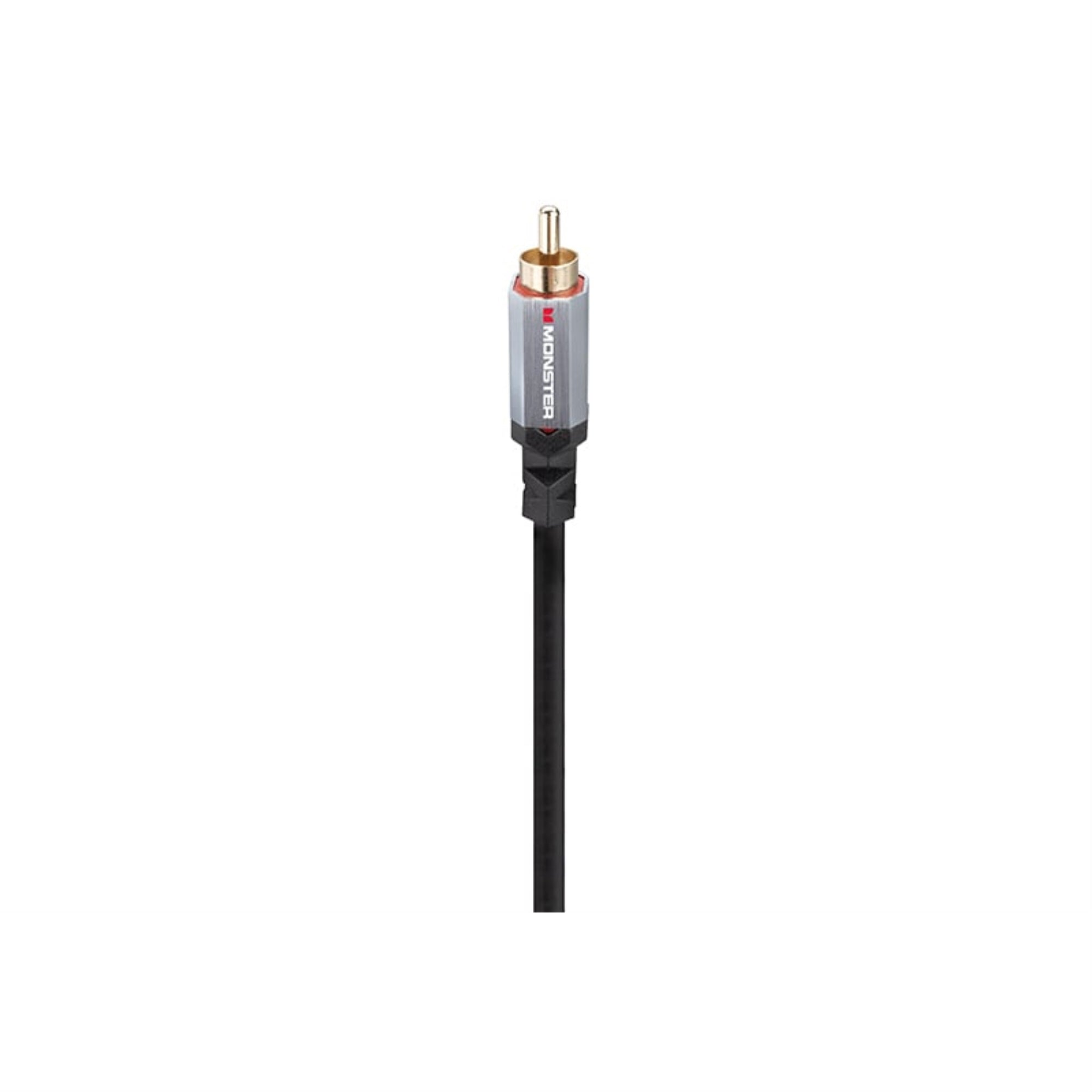 4M RCA Subwoofer audio connector Alumnium extruded shell Gold plated pin Duraflex PVC cable