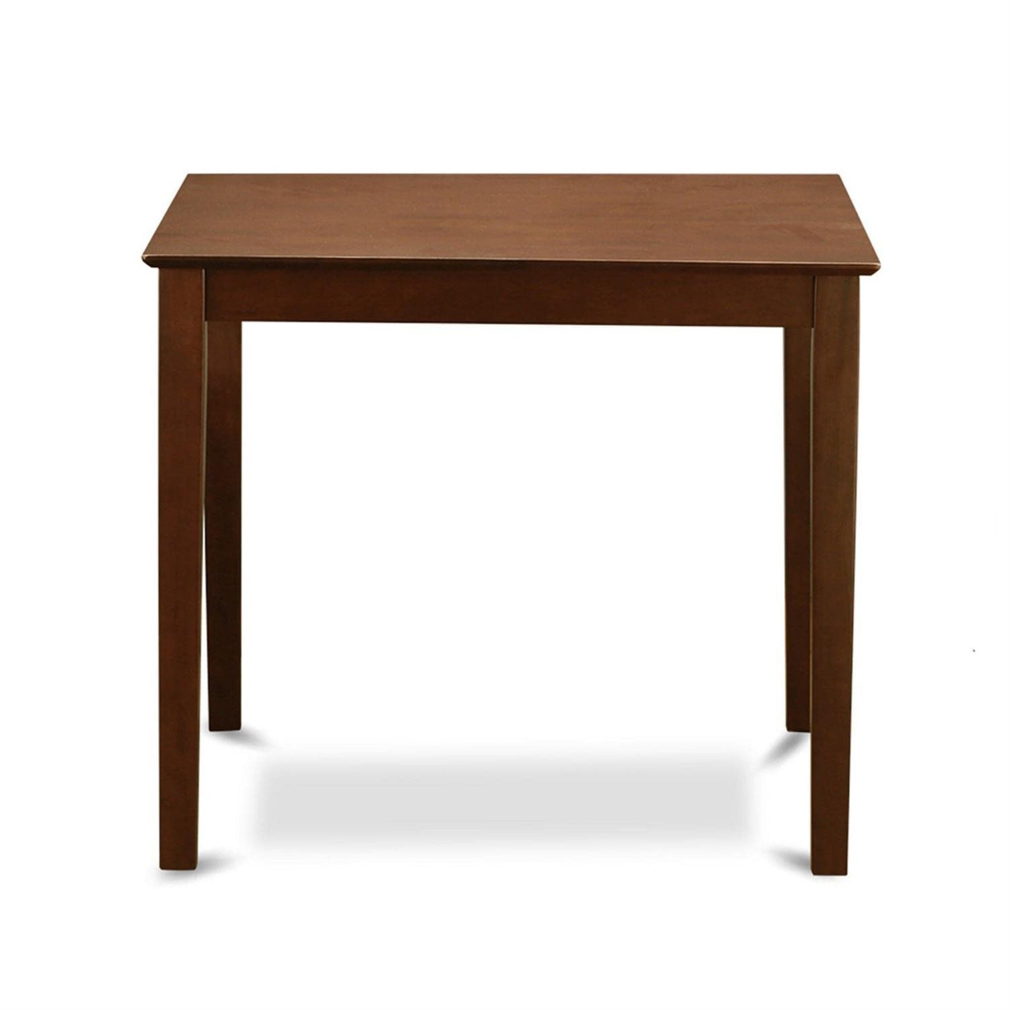 East West Furniture Kitchen Table Set, 36 X 36 X 36, Mahogany