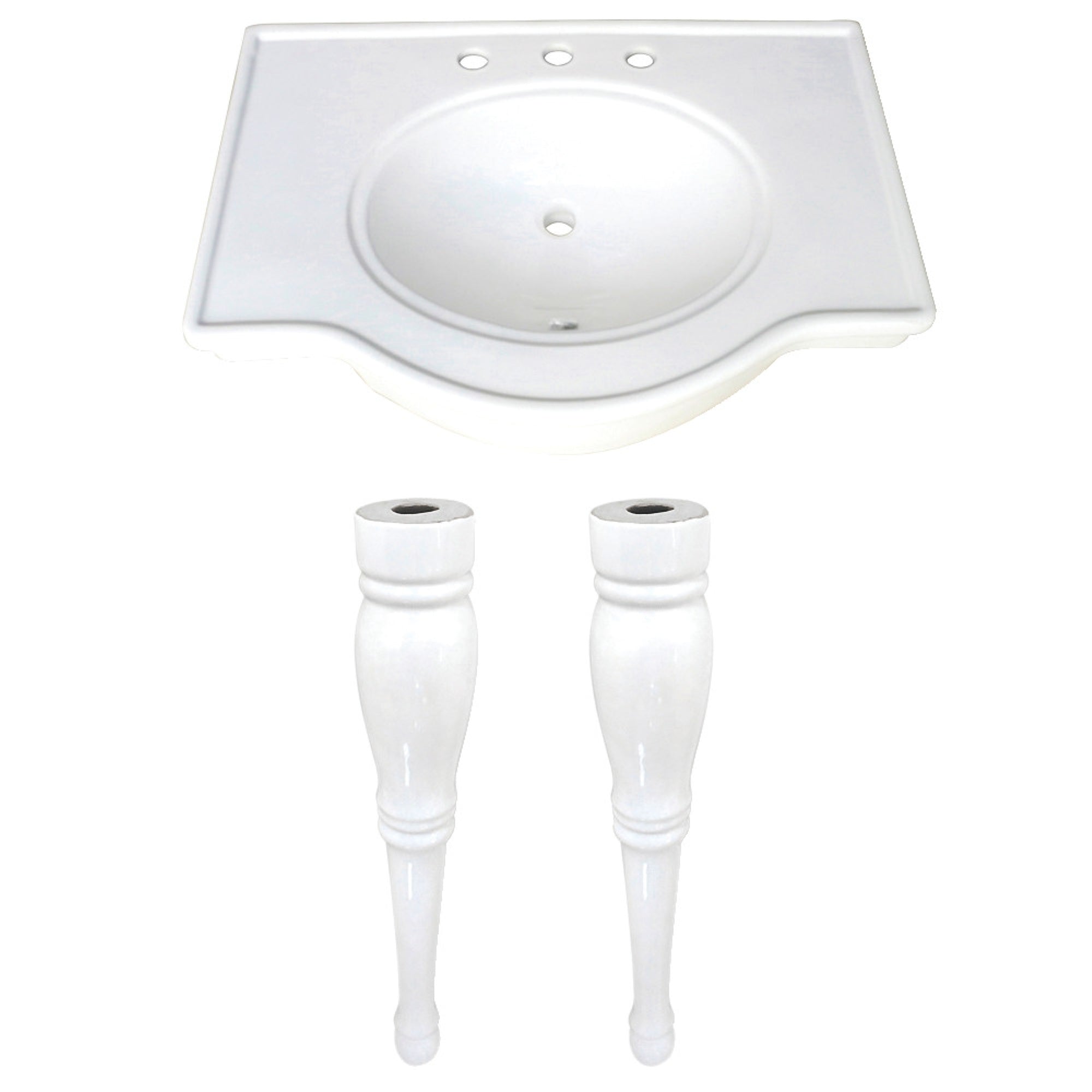 Fauceture Vpb1318 Templeton 31 X 22 Ceramic Console Sink, White