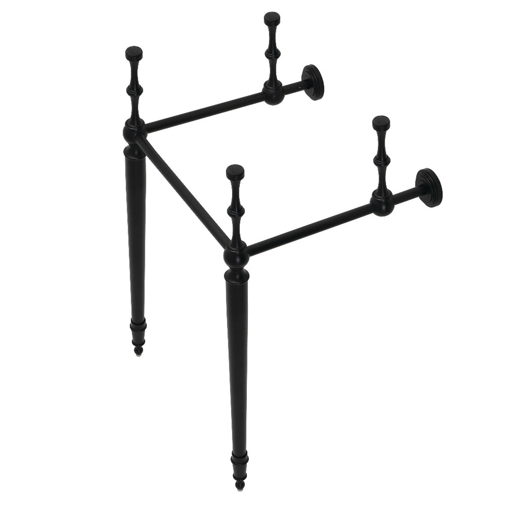 Kingston Brass Vpb30160 Edwardian Brass Console Sink Legs, Matte Black