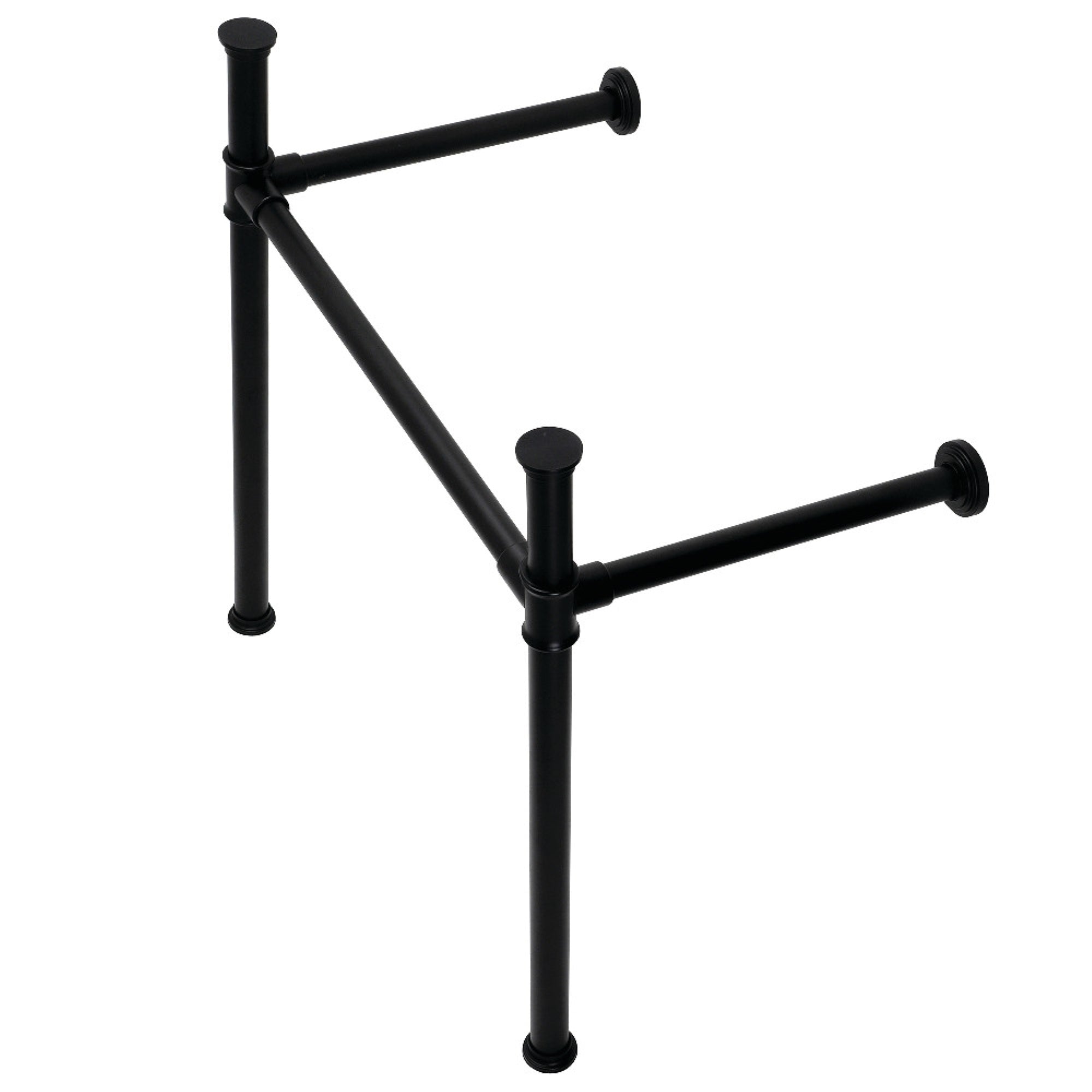 Kingston Brass Vpb33080 Imperial Stainless Steel Console Sink Leg, Matte Black