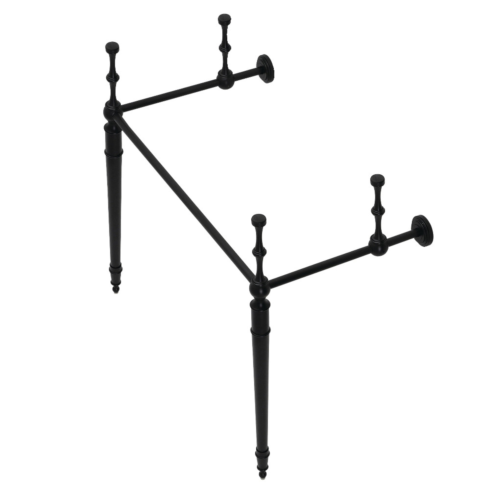 Kingston Brass Vpb33280 Edwardian Brass Console Sink Legs, Matte Black