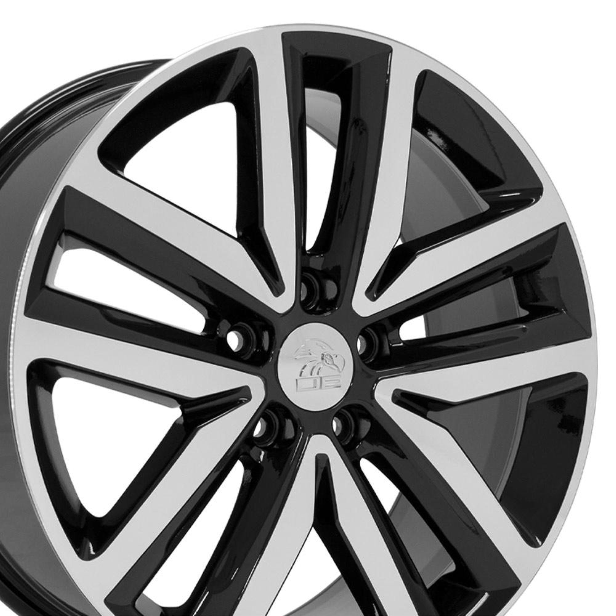 18″ Replica VW27 fits Volkswagen Jetta 18x7.5 Black Mach'd