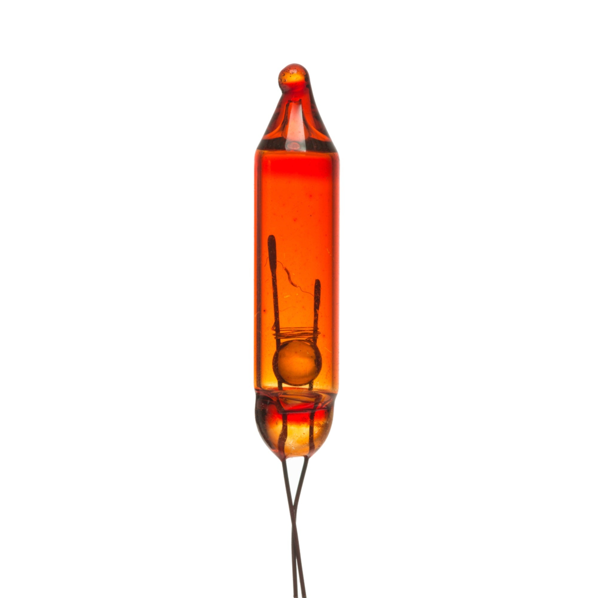 Amber Mini Bulb 2.5 Volt 200mA 500/Bag