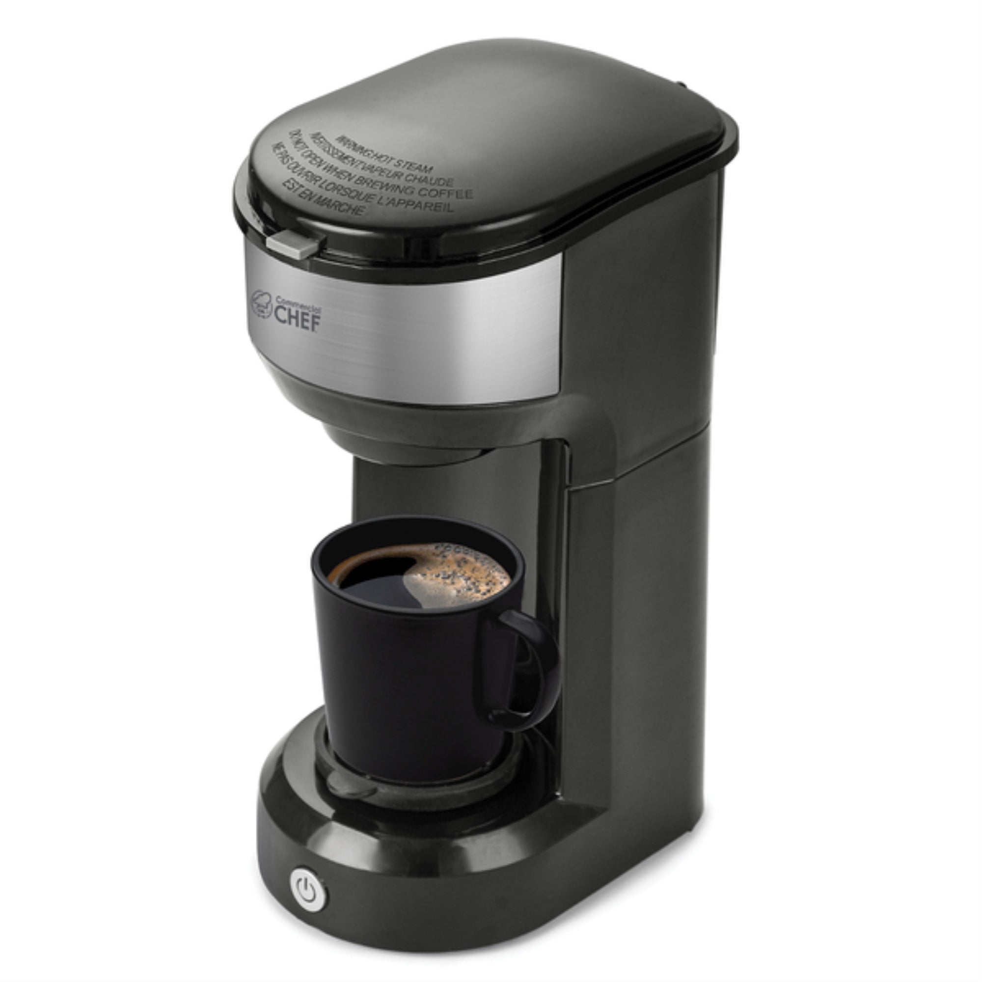 Commercial Chef Chcm1B 13-Oz. Single-Serve 1-Touch Drip Coffee Maker