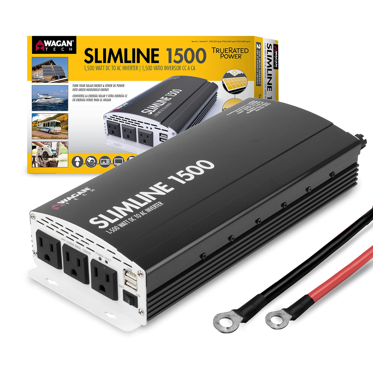 Slim Line 1500W Power Inverter