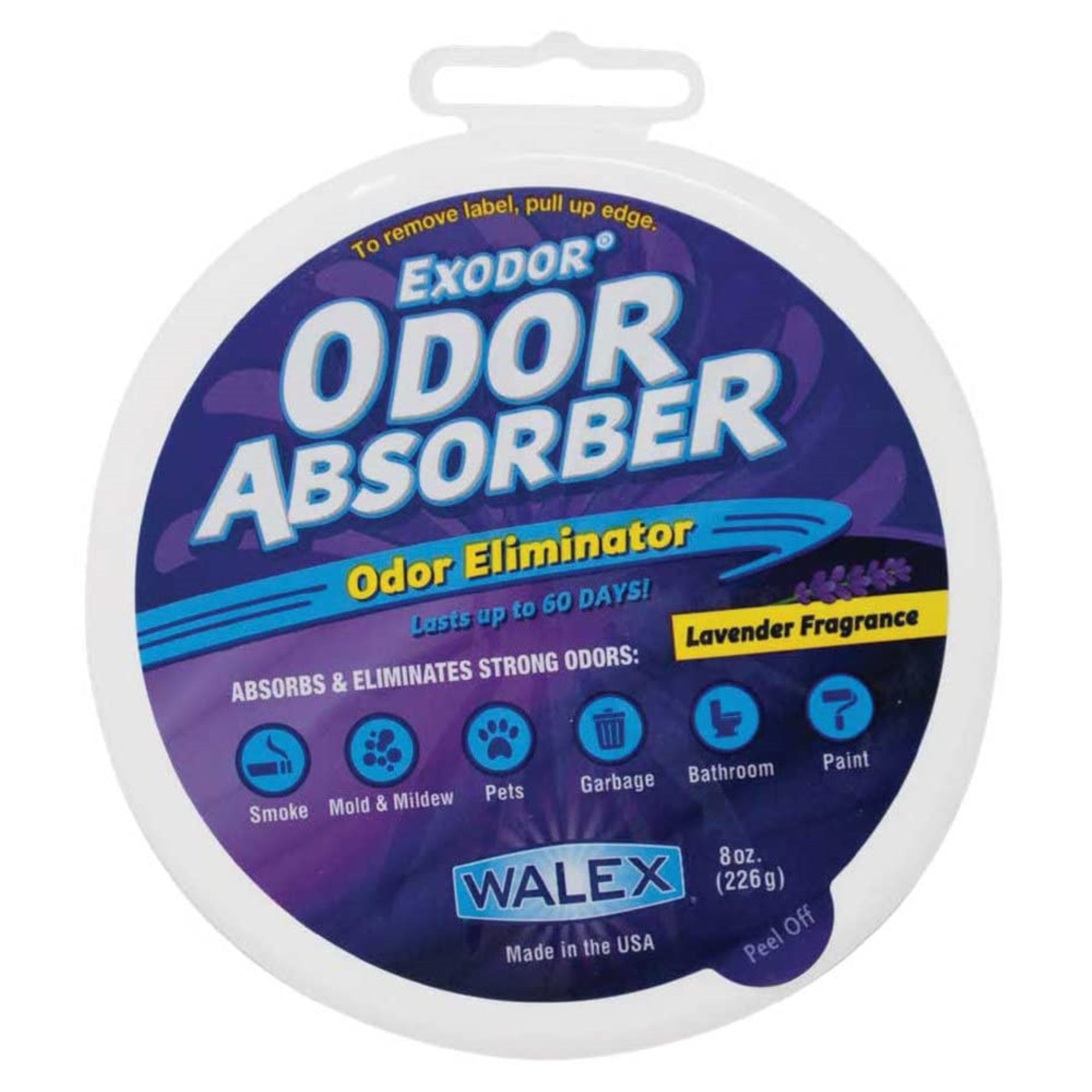 Walex Absorbrtl Exodor Odor Absorber - Lavender Scent, 8 Oz.