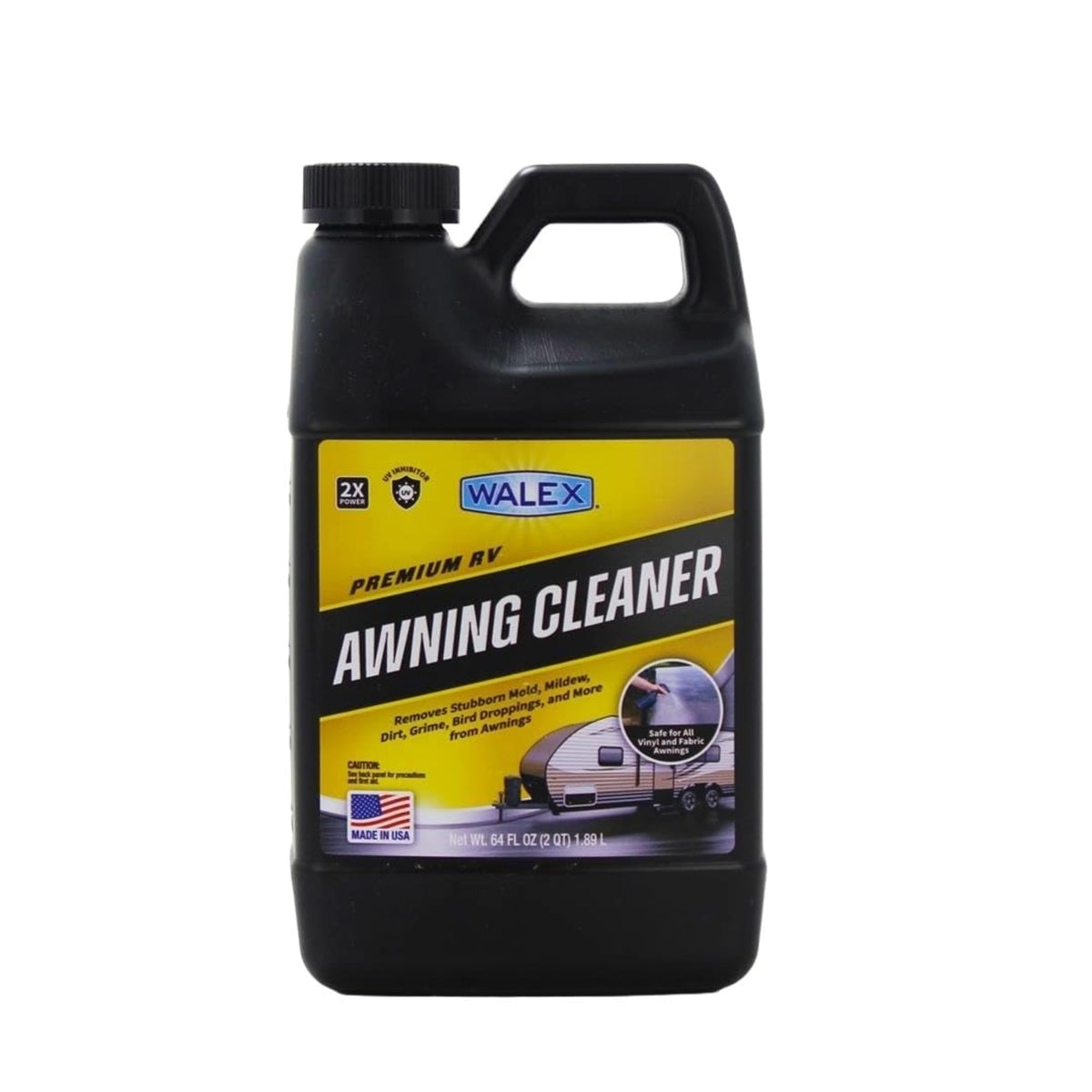 Walex Awning Cleaner For Rv Camper, Trailer, Motorhome Exterior, 64Oz