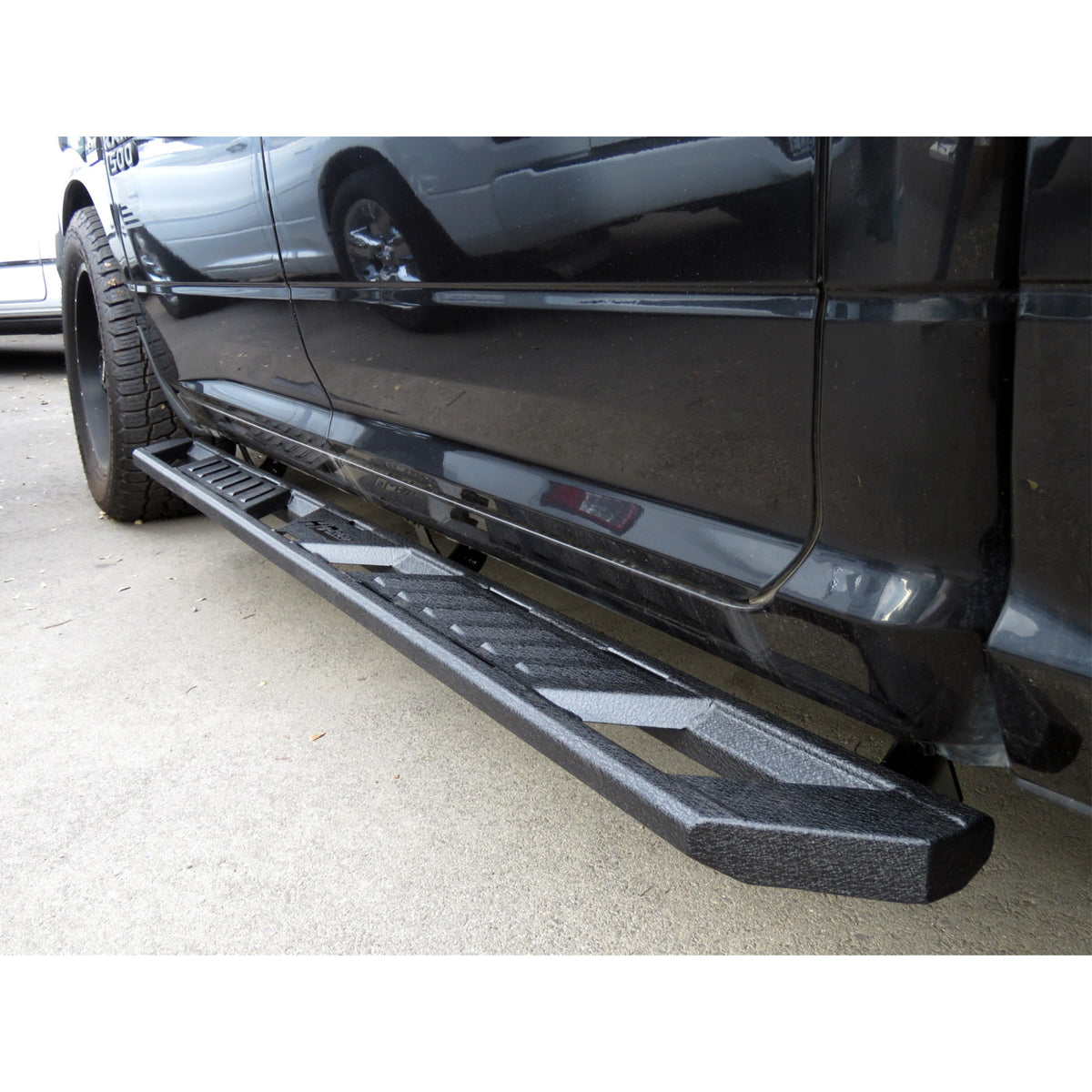 Carbon Steel  Running Board-A Series 2009-2018 Dodge Ram 1500 Regular Cab (Incl. 2019-2024 Ram 1500 Classic)\2010-2024 Ram 2500/3500/4500/5500 Regular Cab (Incl. Chassis Cab Diesel Models)