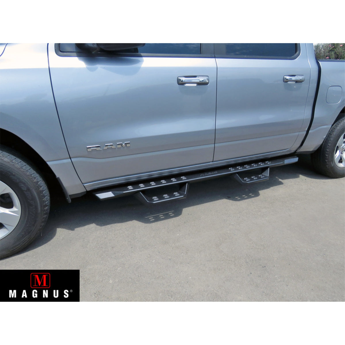 Carbon Steel Both Sides Nerf Bar Rs 2019-2025 Ram 1500 Crew Cab (Excl. 2019-2024 Ram 1500 Classic)