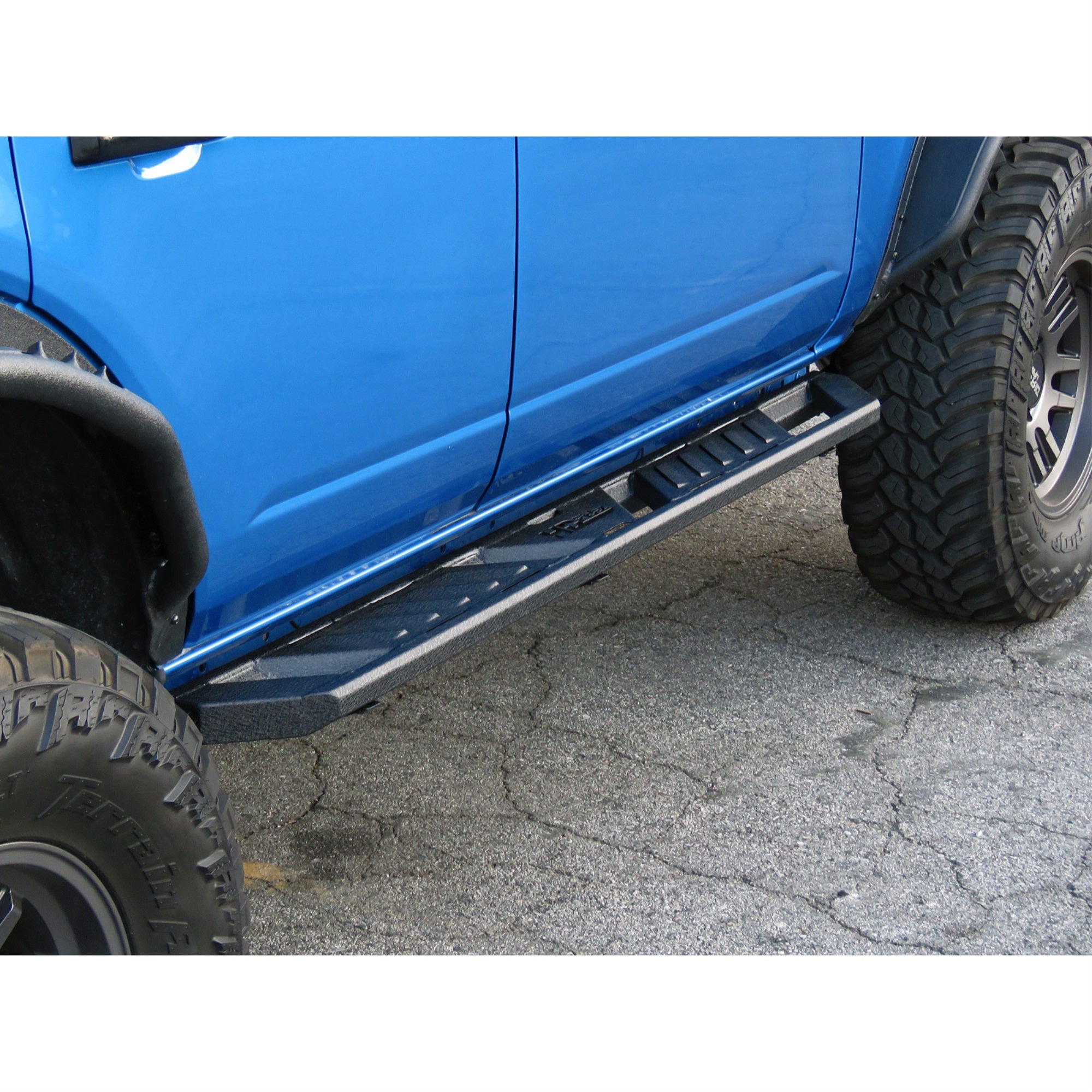 Carbon Steel  Running Board-A Series 2019-2023 Ford Ranger Super Crew Cab| 4-Door