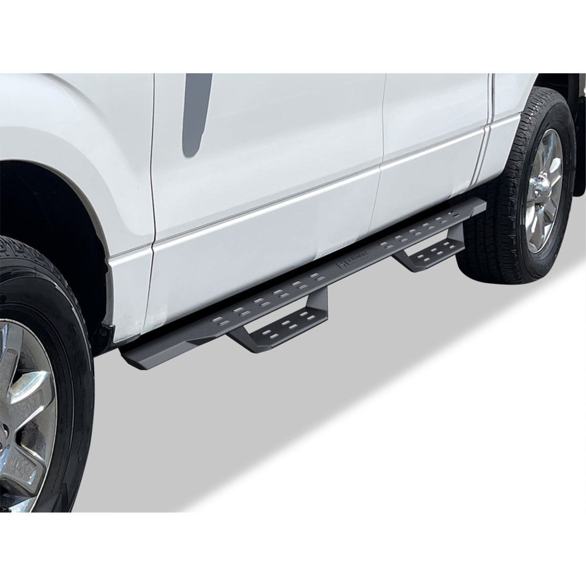 Carbon Steel Both Sides Nerf Bar Rs 2009-2014 Ford F-150 Supercrew Cab