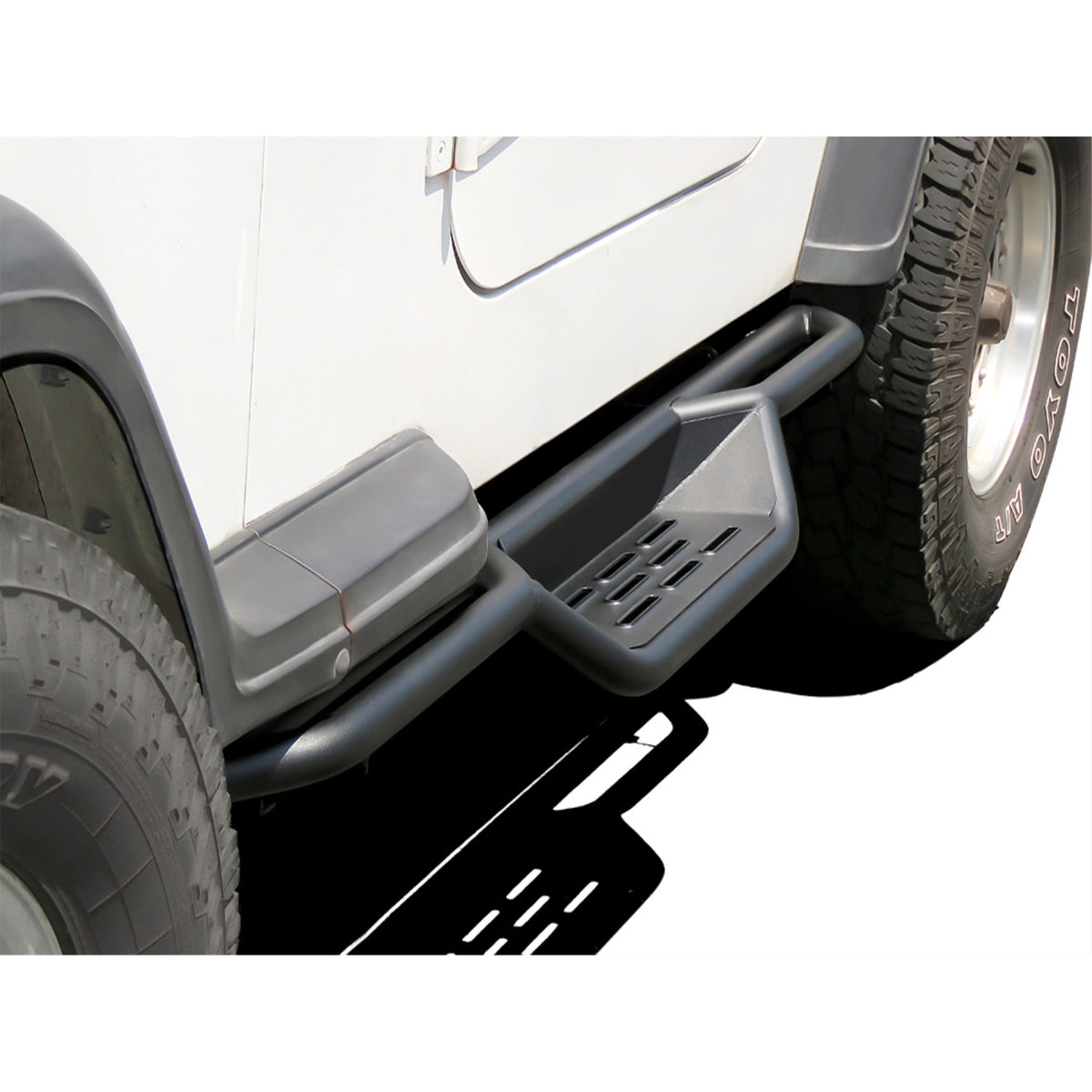 Carbon Steel Both Sides Nerf Bar 1987-2006 Jeep Wrangler Tj/Yj