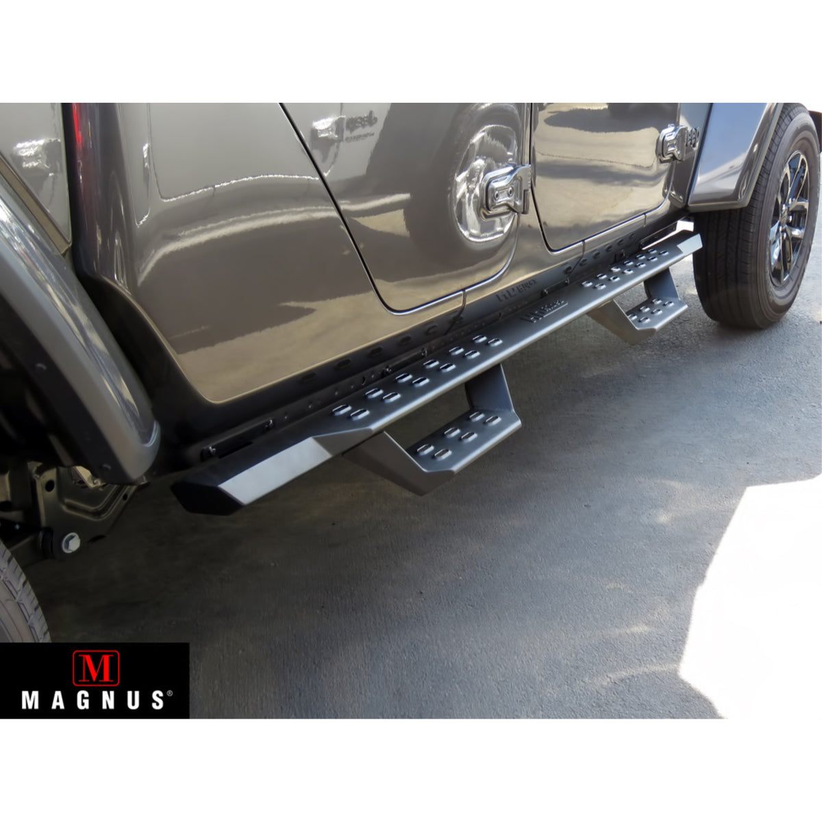 Carbon Steel Both Sides Nerf Bar Rs 2020-2024 Jeep Gladiator