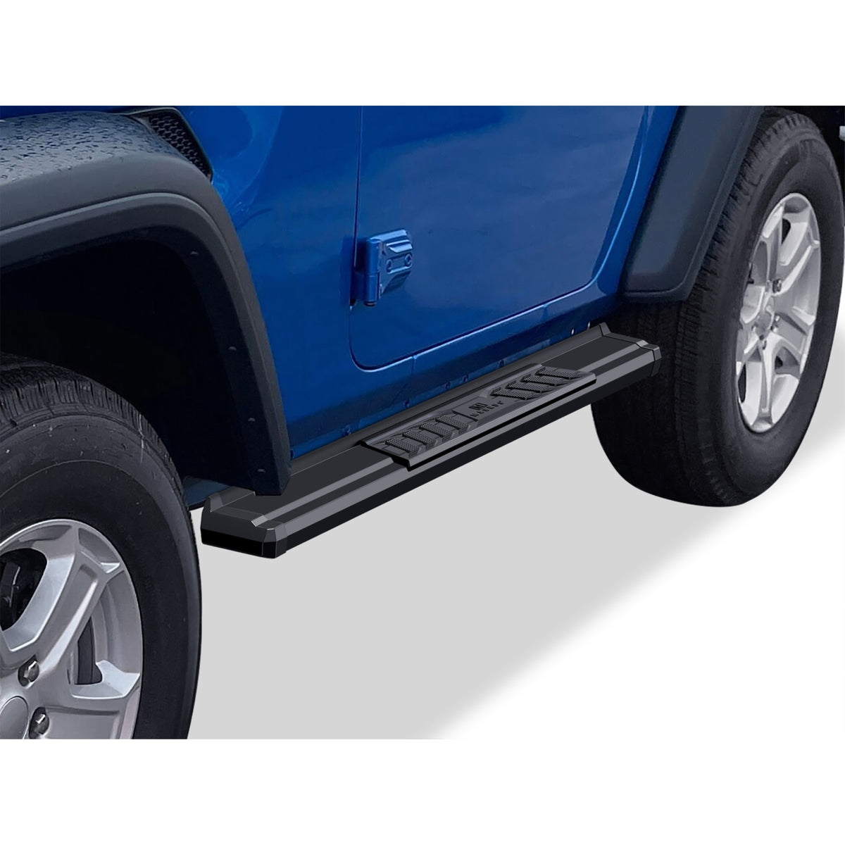 Carbon Steel + Pe Step Area Both Sides Running Board-S Series 2018-2025 Jeep Wrangler Jl 2-Door