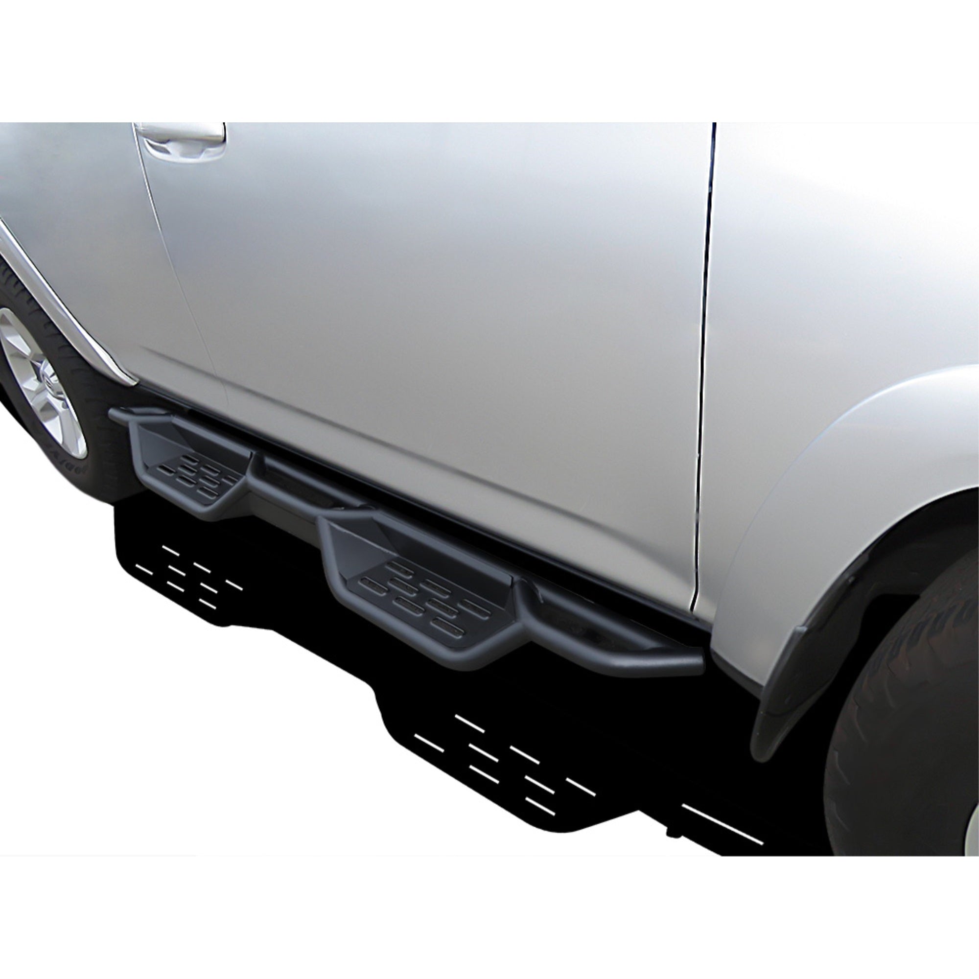2010-2016 Toyota 4Runner Trail Edition \ 2017-2021 Toyota 4Runner Trd Off-Road \ 2014-2021 4Runner Sr5 \ (Excl. Trd Pro Or Models With Lower Rocker Panel Extensions) Carbon Steel Black Finishing Round Tube Drop Style