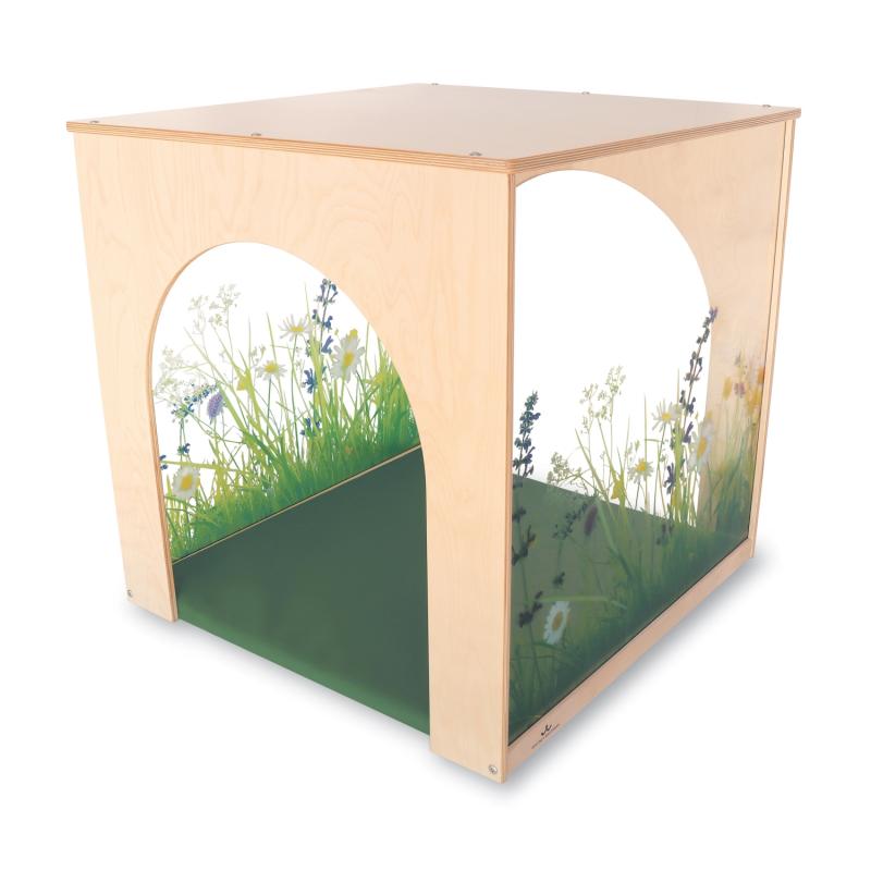 Nature View Playhouse Cube W/Flr Mat Set