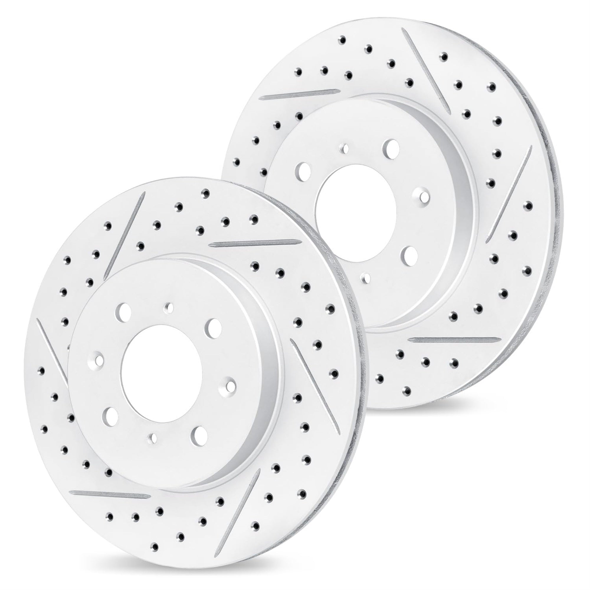 R1 Concepts Drilled And Slotted Carbon Coated Disc Brake Rotor Set Wbpn1-59000