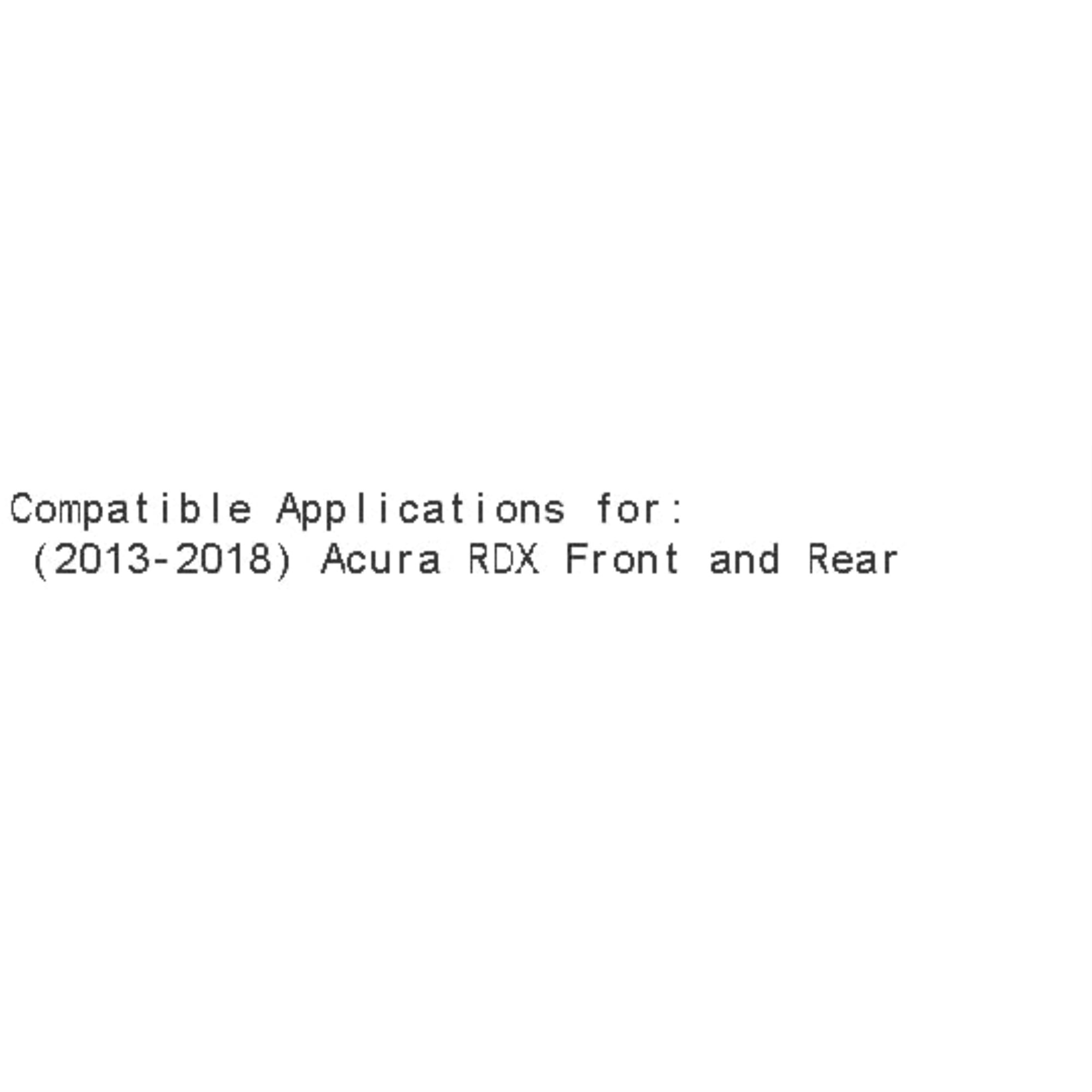 R1 Concepts Carbon Coated Disc Brake Rotor Set With Optimum Oe Pads And Hardware Wduh2-58008