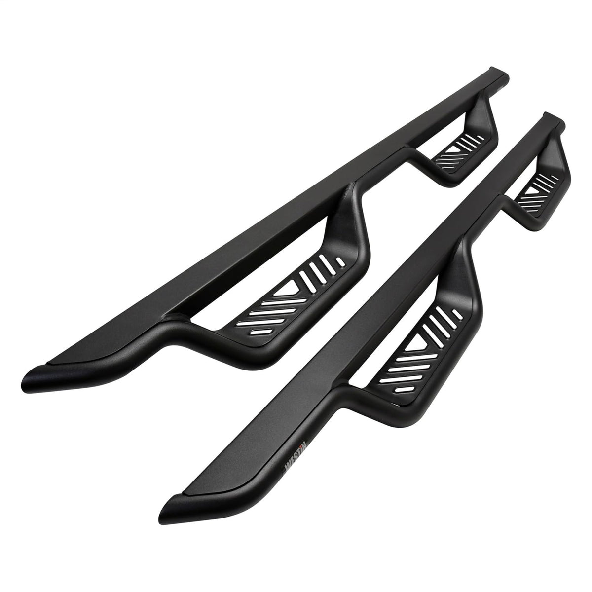 Westin 20-12775 Black Outlaw Drop Nerf Step Bars Fits 2005-2022 Tacoma Double Cab 1 Pair