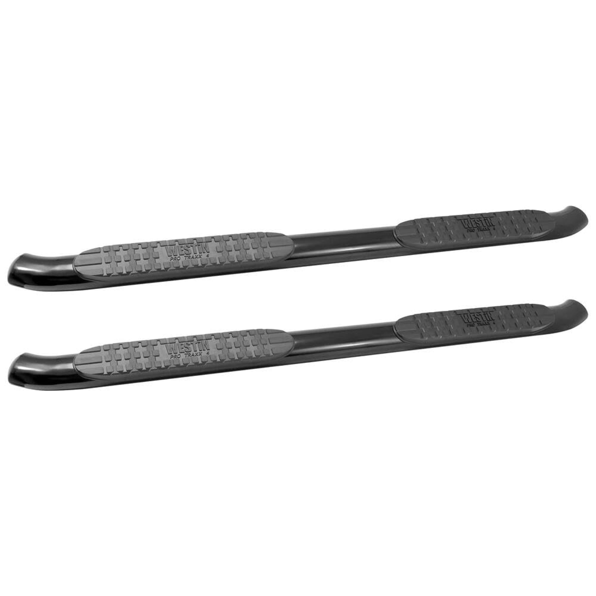 Westin 21-23715 Pro Traxx 4 Oval Nerf Step Bars Fits 2014-2018 Silverado Sierra 1500 Dbl Cab 2019 Silverado Ld Sierra 1500 Limited Dbl Cab 2015-2019 Silverado Sierra 2500 3500 Dbl Cab Black 1 Pair