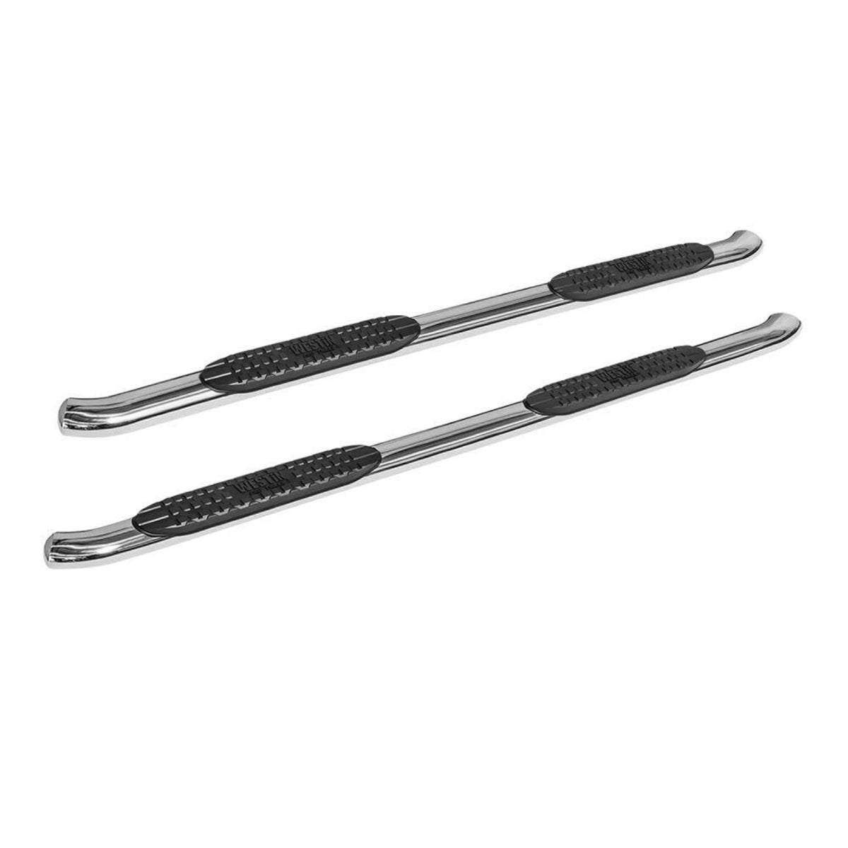 Westin 21-24080 Pro Traxx 4 Oval Nerf Step Bars Fits 2019-2023 Ram 1500 Crew Cab (Excl. Ram 1500 Classic) Polished Ss 1 Pair