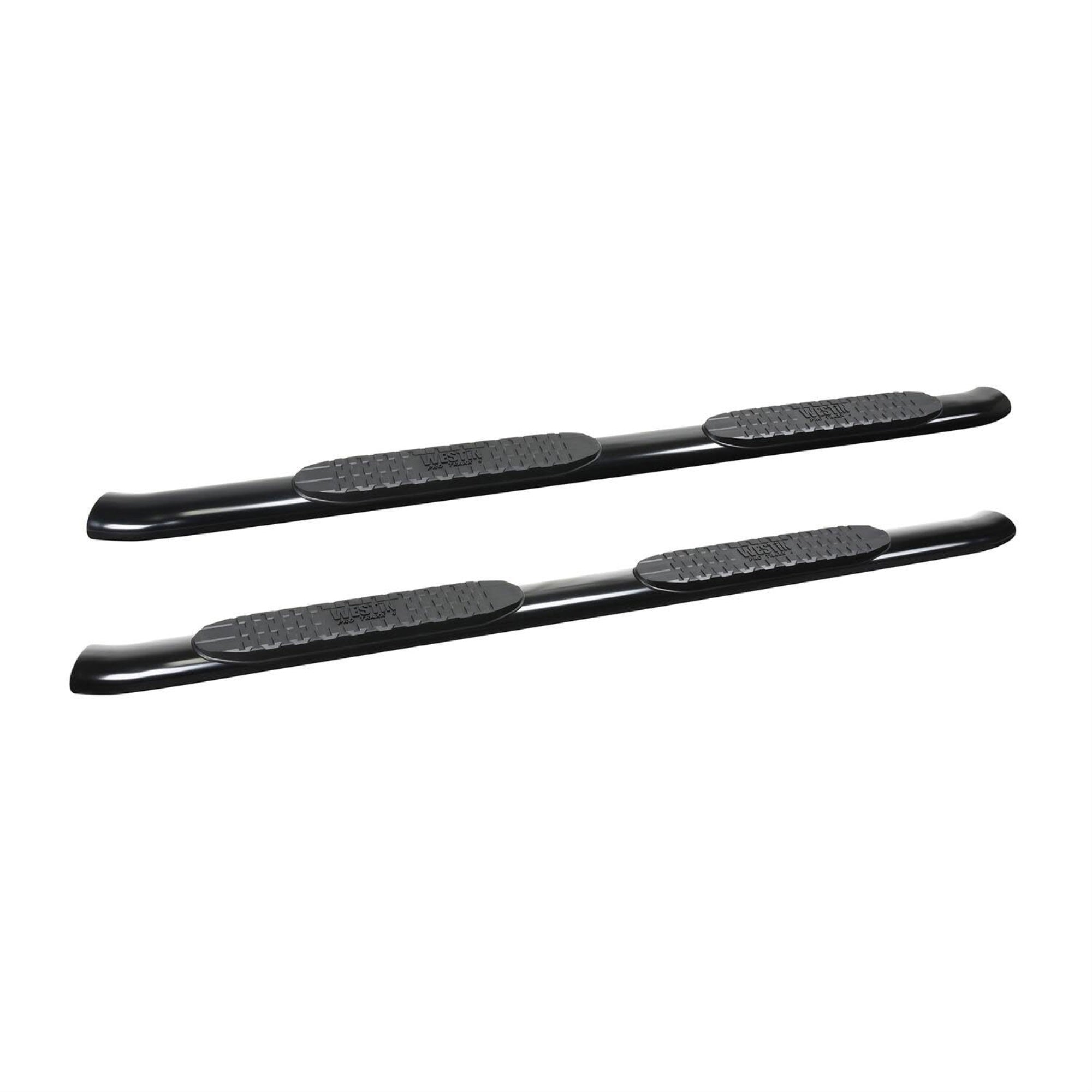 Westin 21-24095 Pro Traxx 4 Oval Nerf Step Bars Fits 2019-2023 Ram 1500 Quad Cab (Excl. Ram 1500 Classic) Black 1 Pair