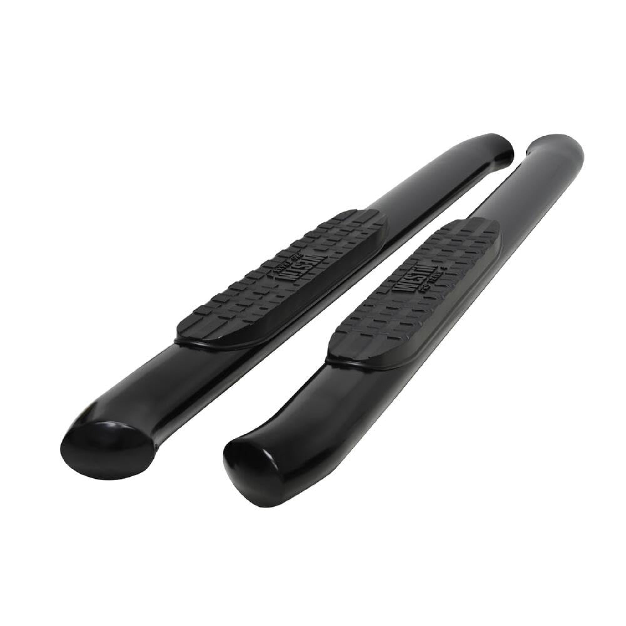 Westin 21-24115 Pro Traxx 4 Oval Nerf Step Bars Fits 2019-2023 Silverado Sierra 1500 Std. Cab 2020-2023 2500 3500 Std. Cab Black 1 Pair