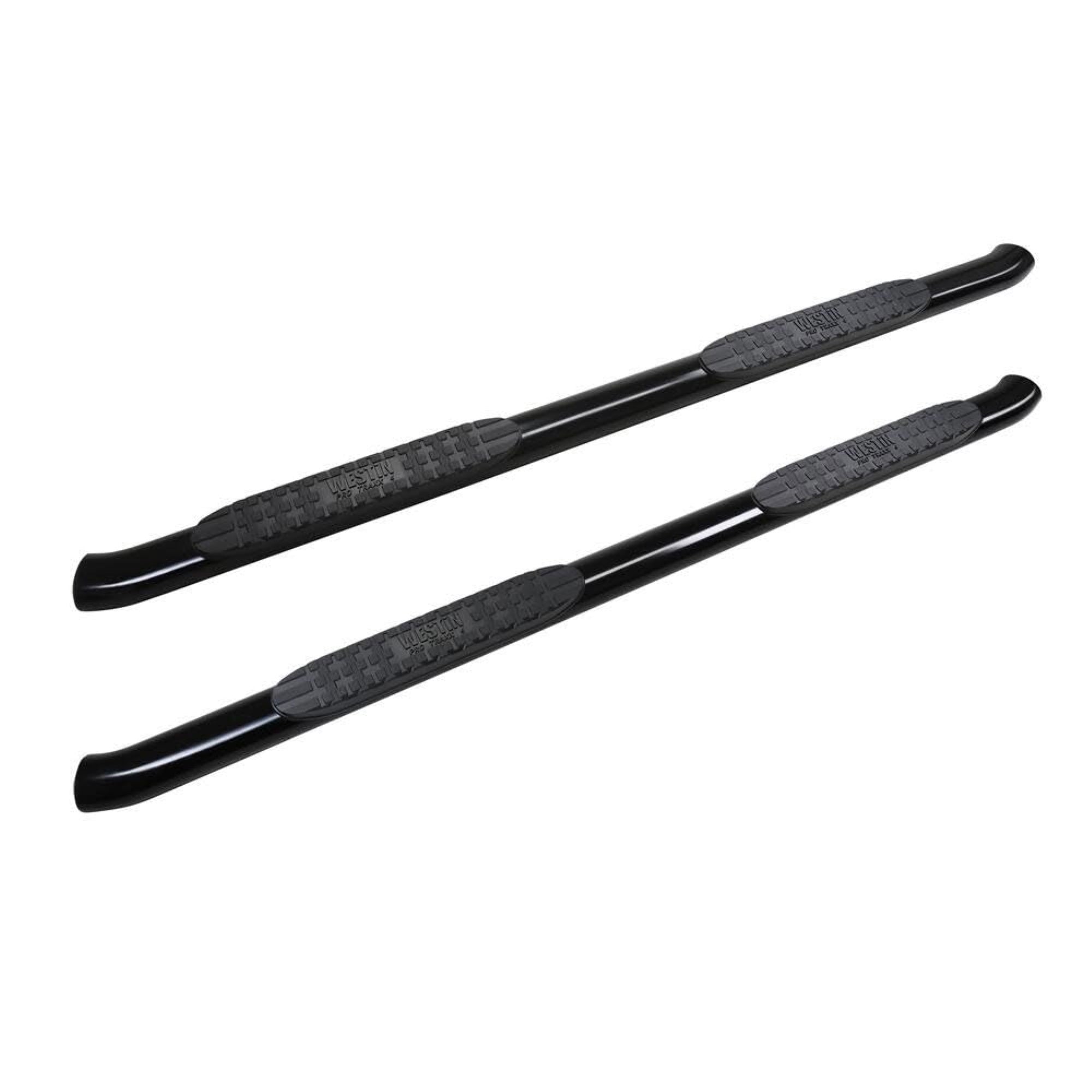 Westin 21-24135 Pro Traxx 4 Oval Nerf Step Bars Fits 2019-2023 Silverado Sierra 1500 Crew Cab 2020-2023 Silverado Sierra 2500 3500 Crew Cab Black 1 Pair