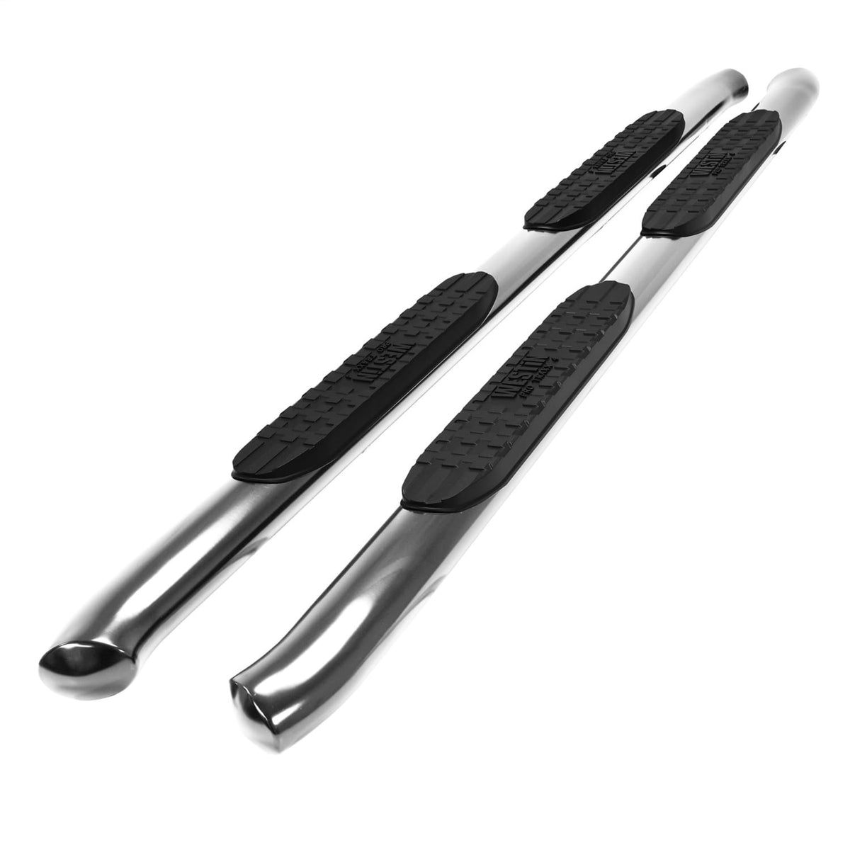 Westin 21-24210 Pro Traxx 4 Oval Nerf Step Bars Fits 2022-2023 Frontier Crew Cab Polished Ss 1 Pair