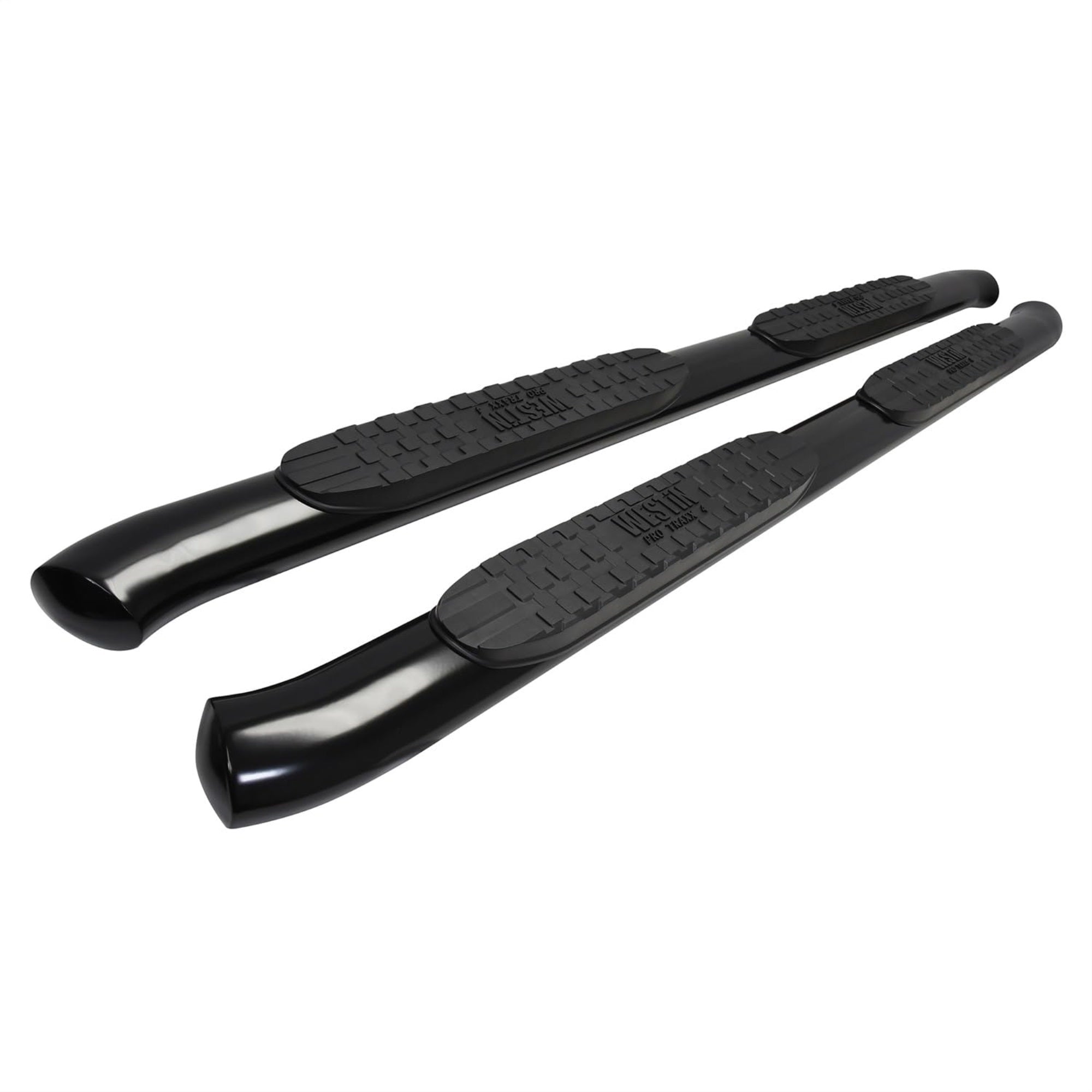 Westin 21-24215 Pro Traxx 4 Oval Nerf Step Bars Fits 2022-2023 Frontier Crew Cab Black 1 Pair
