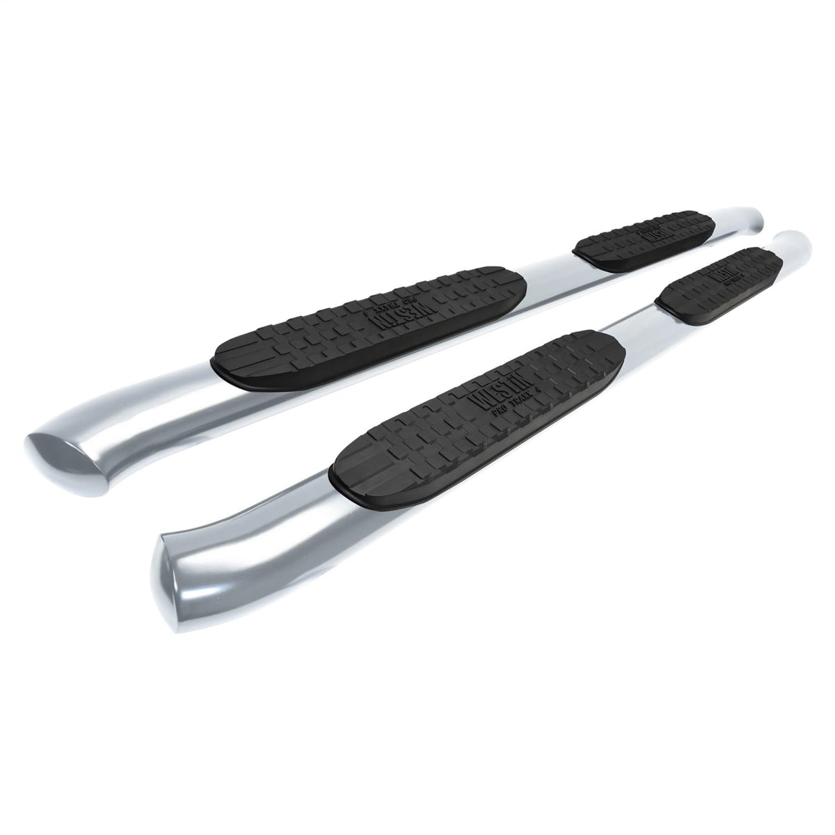 Westin 21-24220 Pro Traxx 4 Oval Nerf Step Bars Fits 2022-2023 Tundra Double Cab Polished Ss 1 Pair