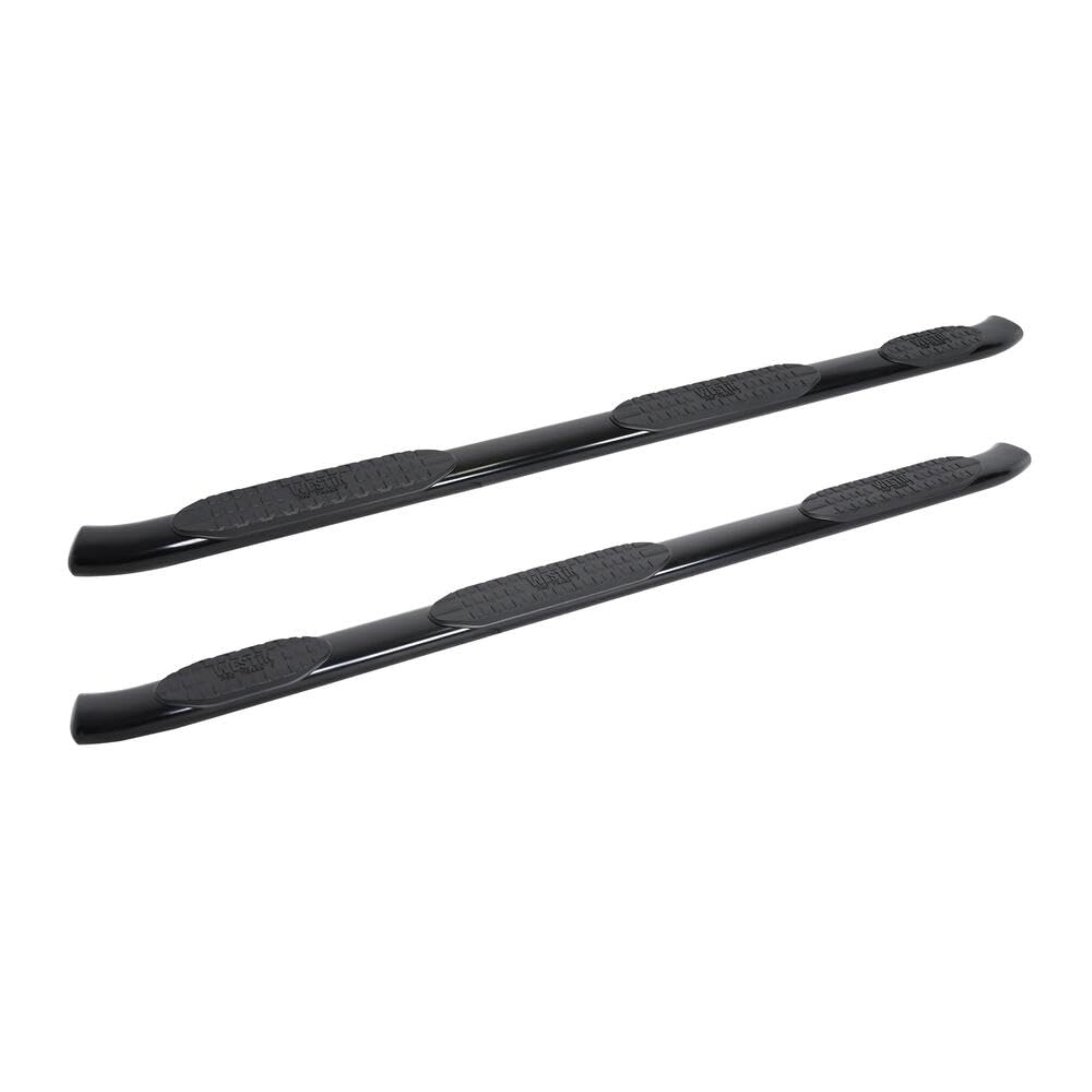 Westin Black Pro Traxx 5 Oval W2W Nerf Step Bars Silverado/Sierra 1500 Crew Cab 2019 (6.5' Bed)