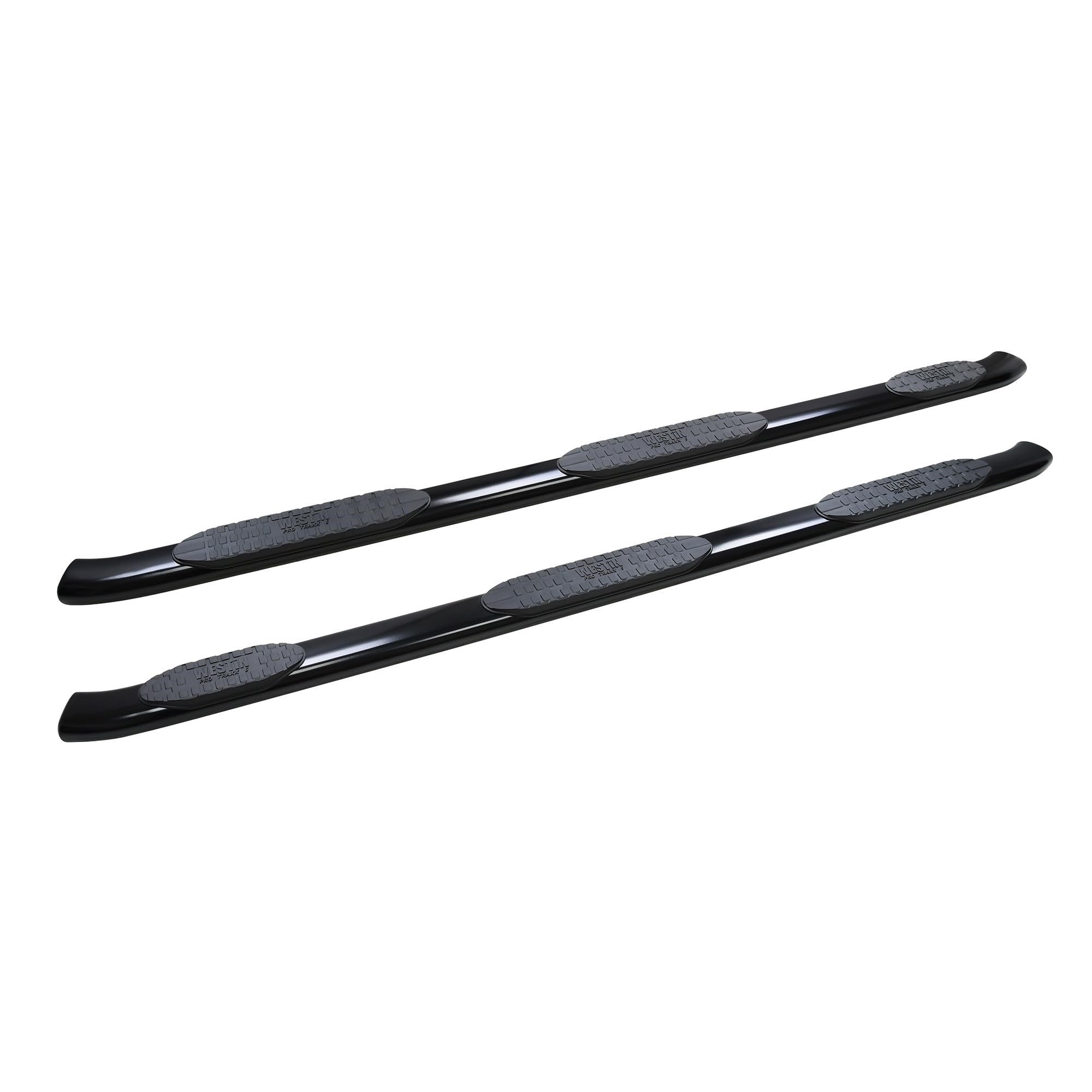Westin 21-534725 Pro Traxx 5 Oval Wheel To Wheel Nerf Step Bars Fits 2019-2023 Ram 1500 Crew Cab (6'4' Bed)(Excl. Ram 1500 Classic) Black 1 Pair