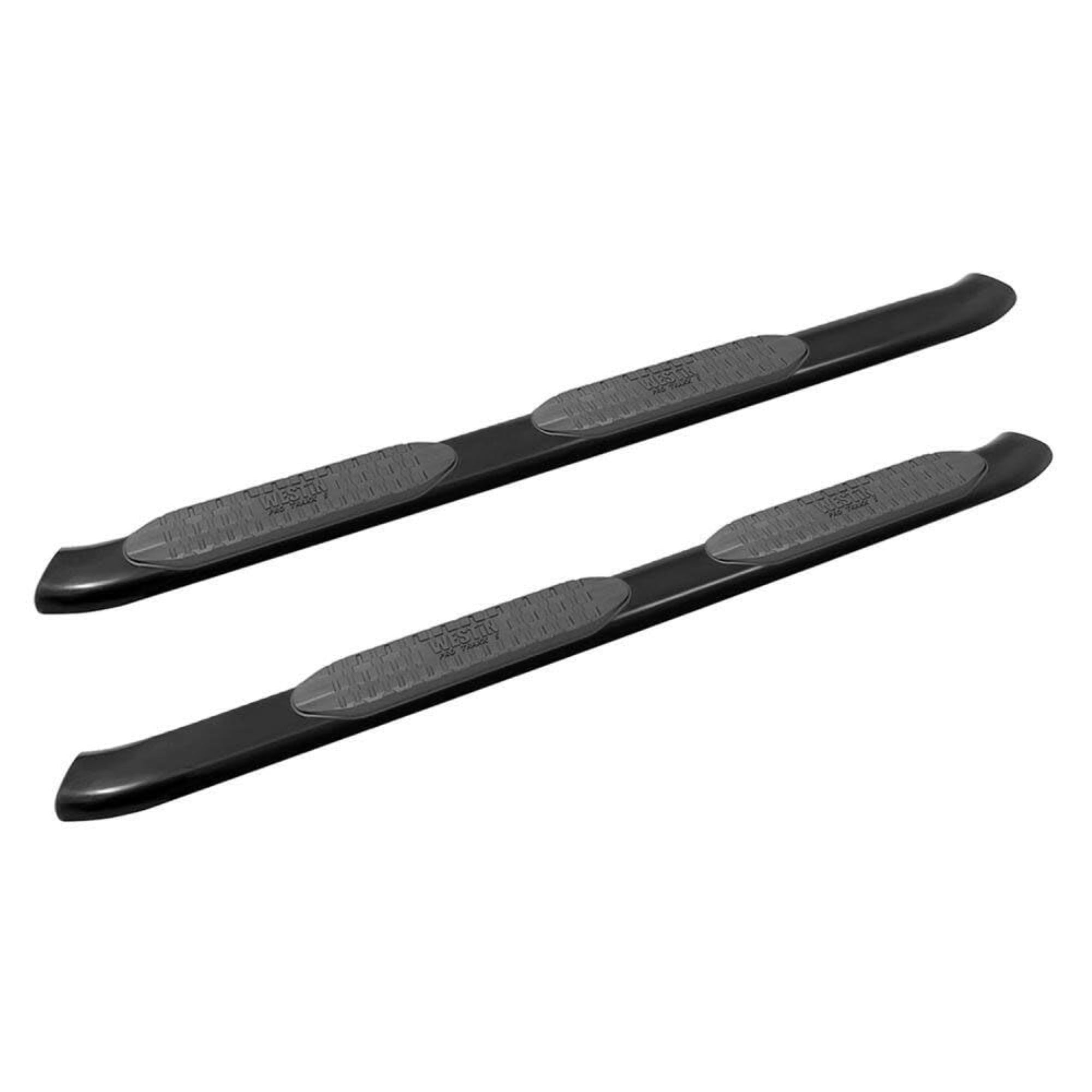 Westin 21-54125 Black Pro Traxx 5 Oval Nerf Step Bars Fits 2019-2022 Silverado Sierra 1500 Double Cab (Excl. 2019 Silverado Ld Sierra 1500 Limited) 1 Pair