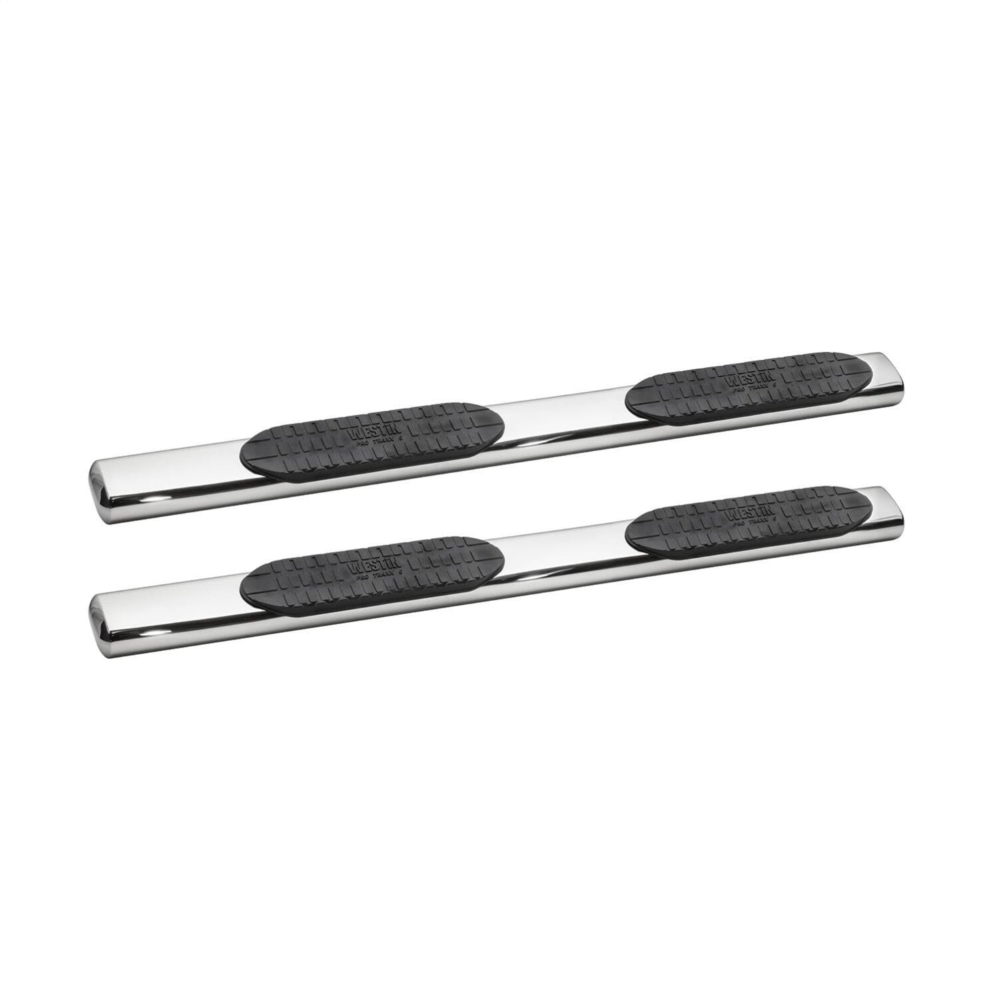 Westin 21-63560 Polished Ss Pro Traxx 6 Oval Nerf Step Bars Fits 2009-2018 Ram 1500 2019-2022 Ram 1500 Classic 2010-2022 Ram 2500 3500 Crew Cab 1 Pair