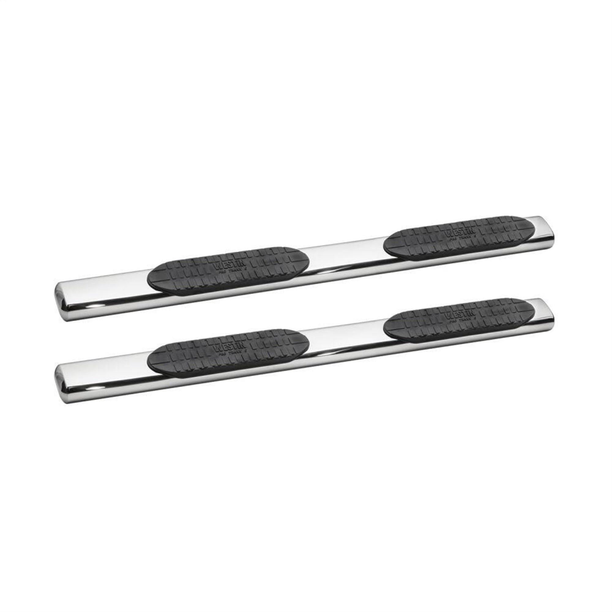Westin 21-64130 Stainless Steel Pro Traxx 6 Oval Nerf Step Bars | Fits 2019-2020 Silverado/Sierra 1500 Crew Cab 2019-2020 | 2020 Silverado/Sierra 2500/3500 Crew Cab | 1 Pair, Polished