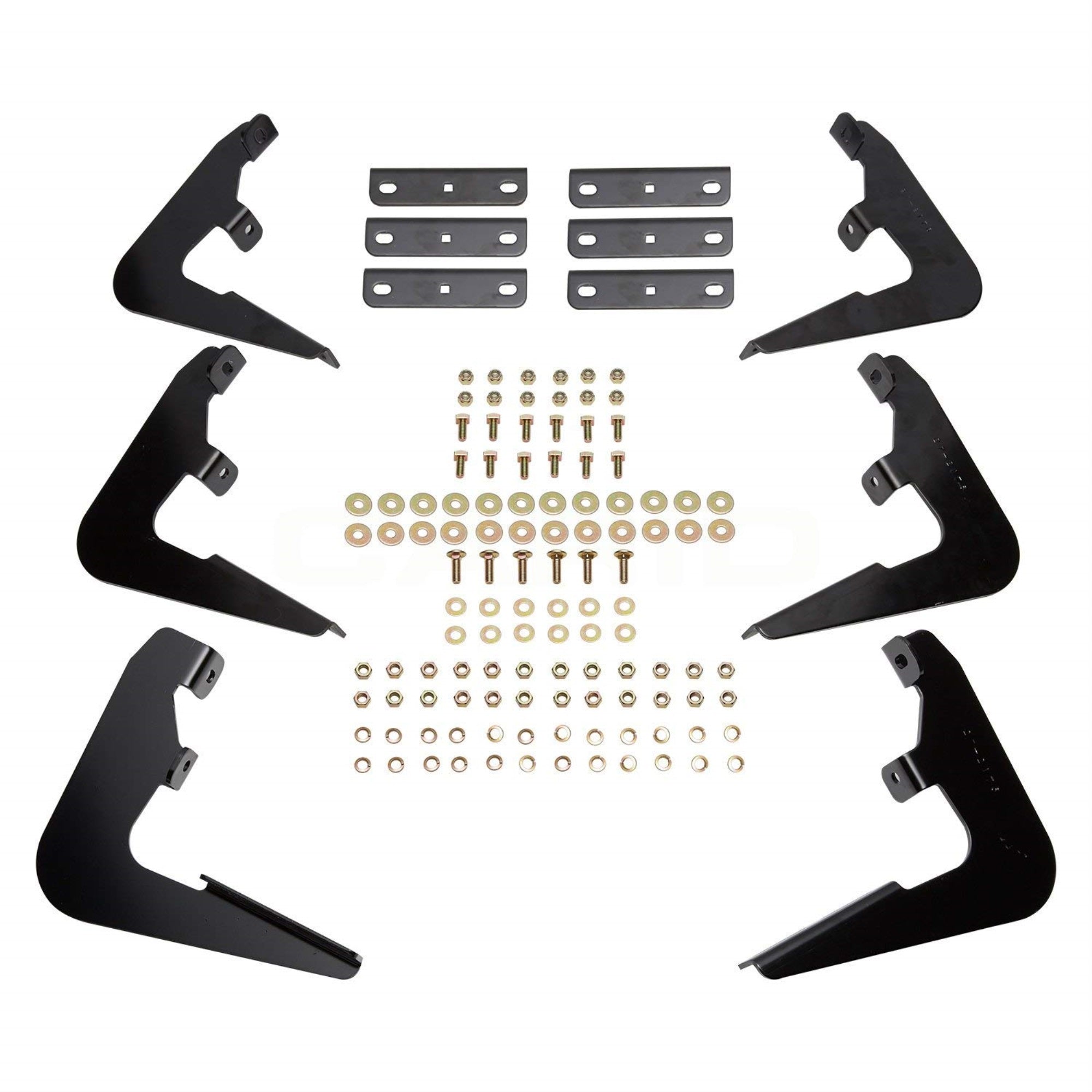 Westin Oval Nerf Step Bar Mount Kit | Silverado/Sierra 1500 Double/Crew Cab 2019-2020 (Excl. 2019 Silverado Ld/Sierra 1500 Limited) | 22-2255, Black, 3 Inch