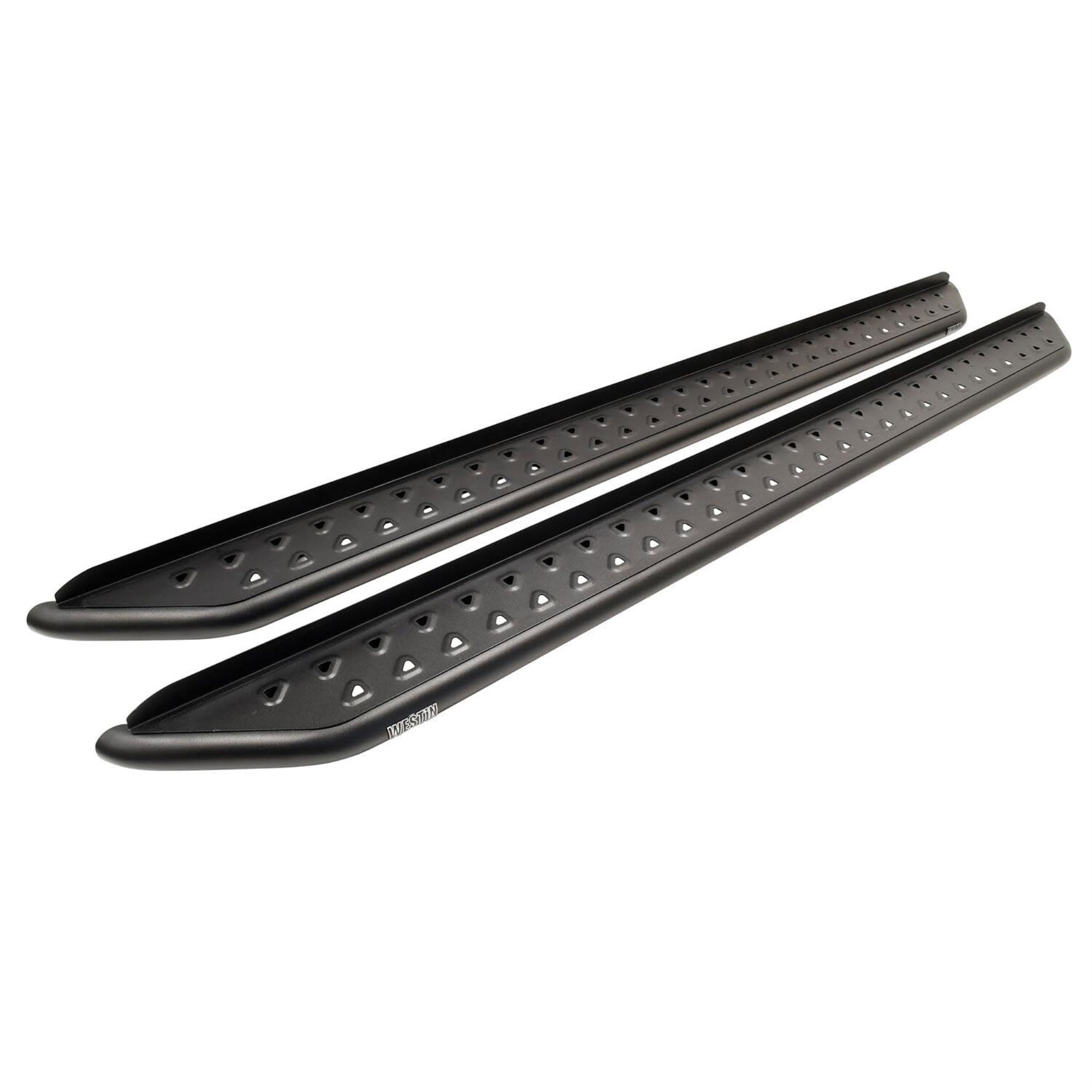 Westin 28-31275 Outlaw Running Boards Fits 2019-2023 Silverado Sierra 1500 Crew Cab 2020-2023 Silverado Sierra 2500 3500 Crew Cab Textured Black 1 Pair