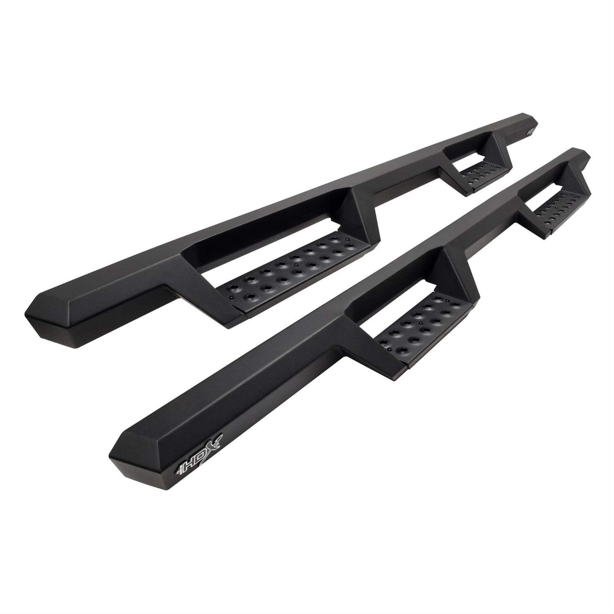 24C Tacoma Double Cab Hdx Drop Nerf Step Bars Textured Black