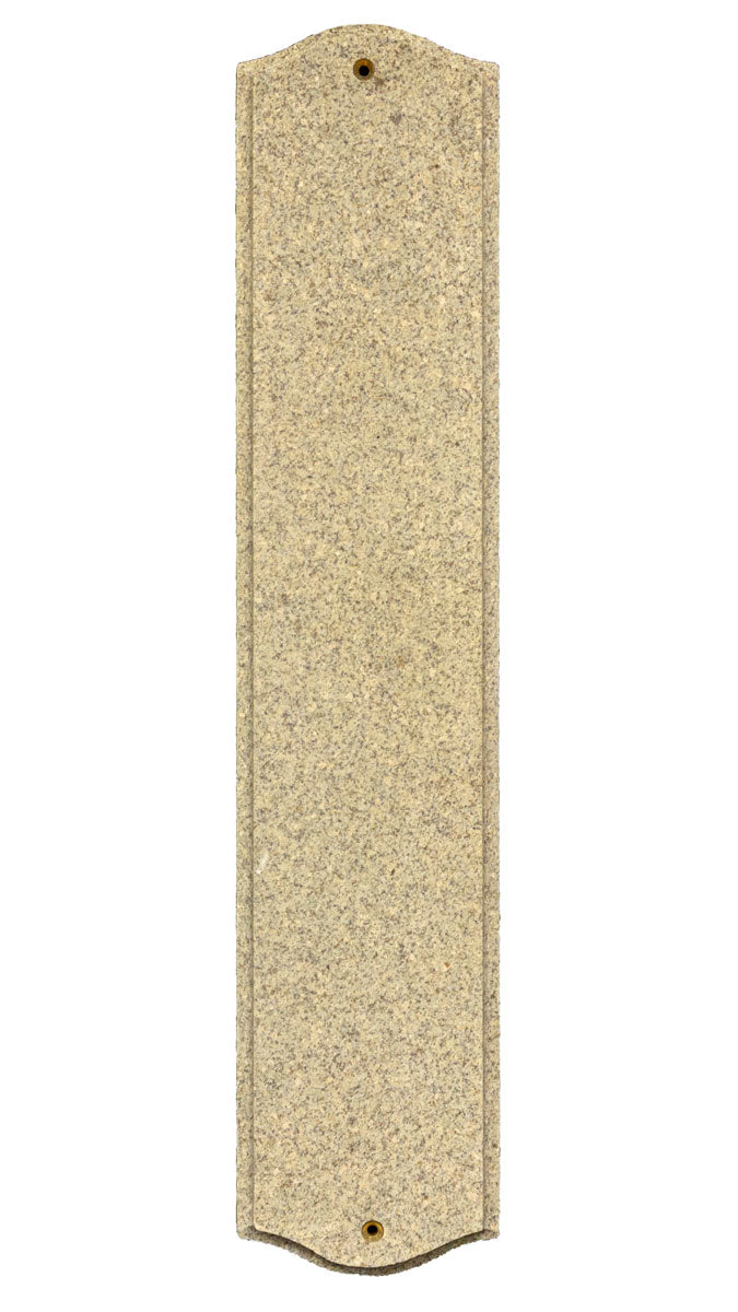 Wexford Vertical Sand Granite Natural Stone Color Solid Granite Address Plaque