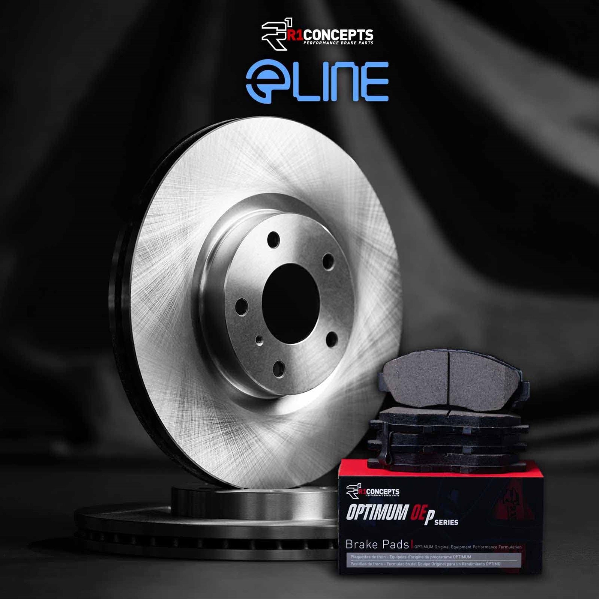 R1 Concepts Disc Brake Rotor Set with Optimum Oe Pads WFUN1-63599