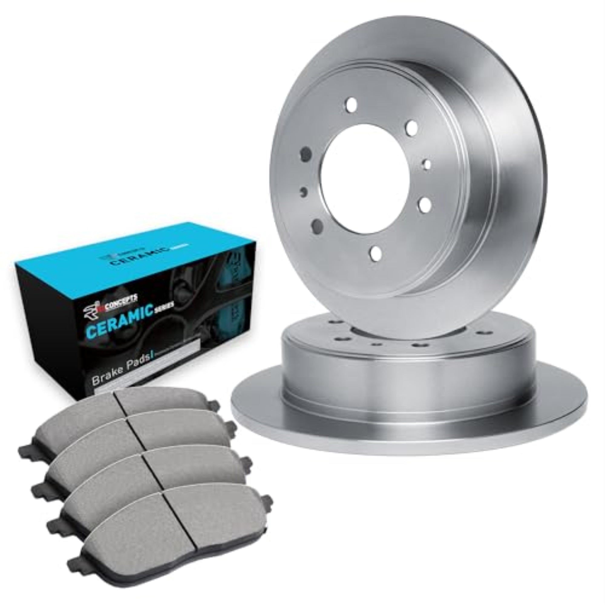 R1 Concepts Disc Brake Rotor Set with Ceramic Pads WFWN1-21001