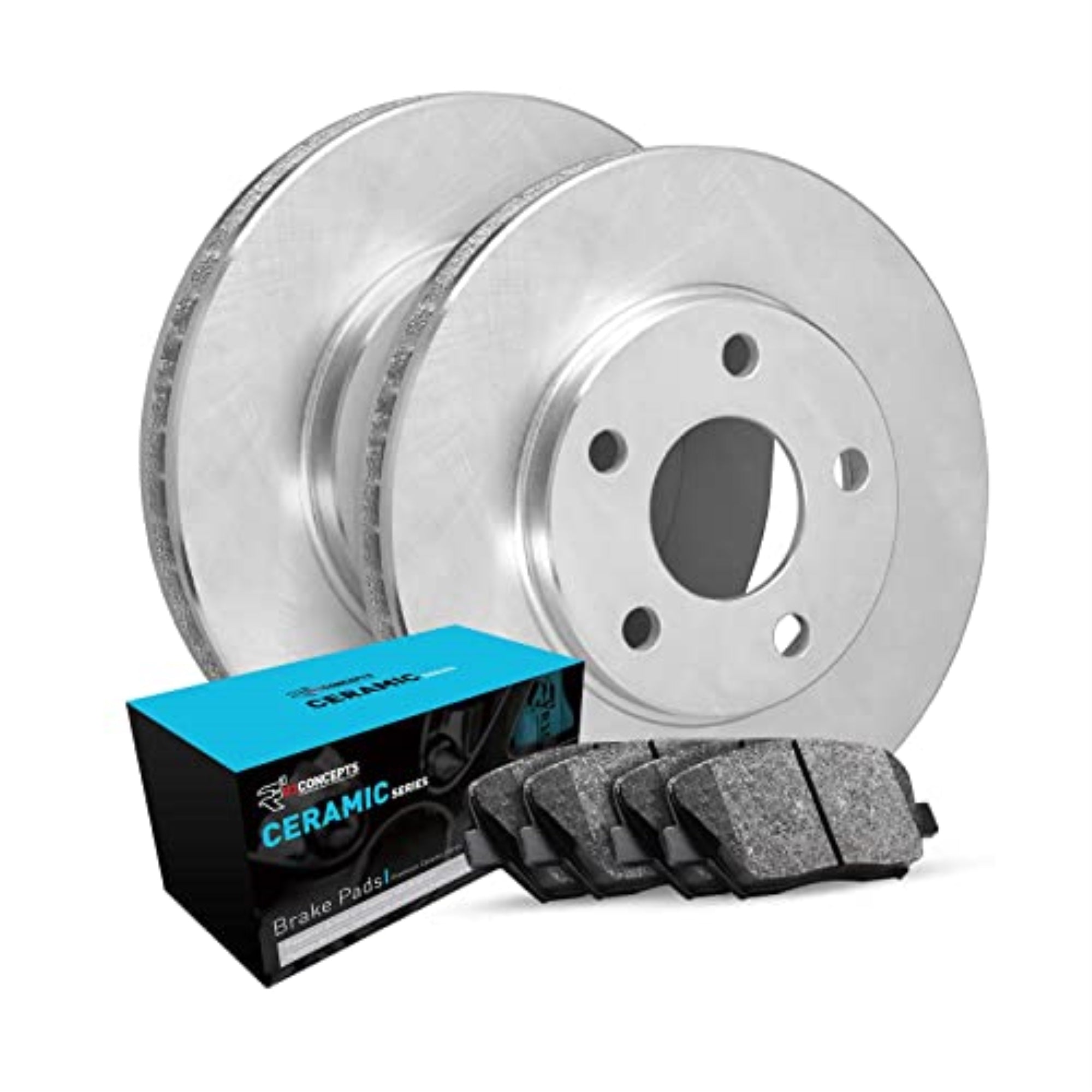 R1 Concepts Disc Brake Rotor Set with Ceramic Pads WFWN1-92002